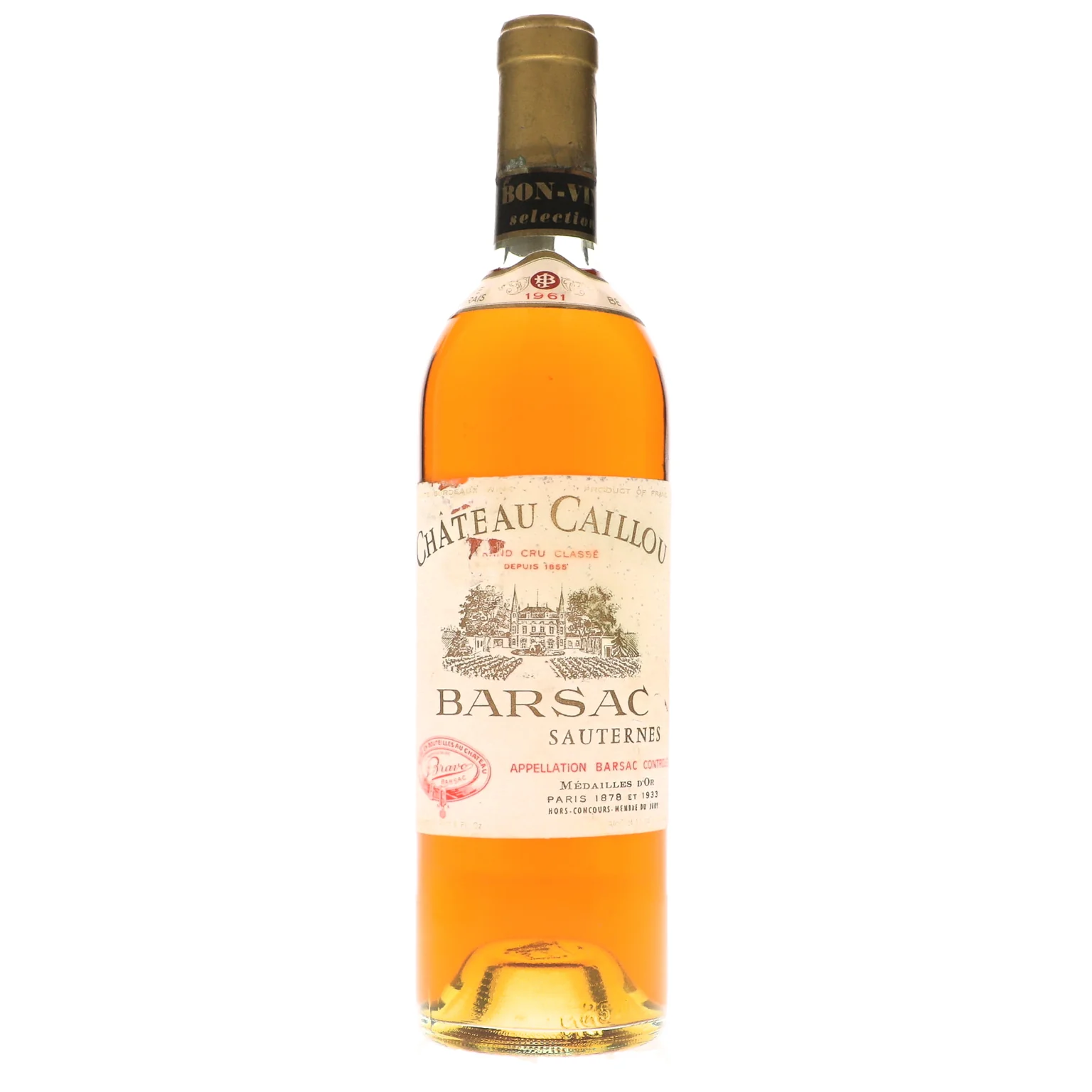 1961 Chateau Caillou 2eme Cru Classe, Sauternes