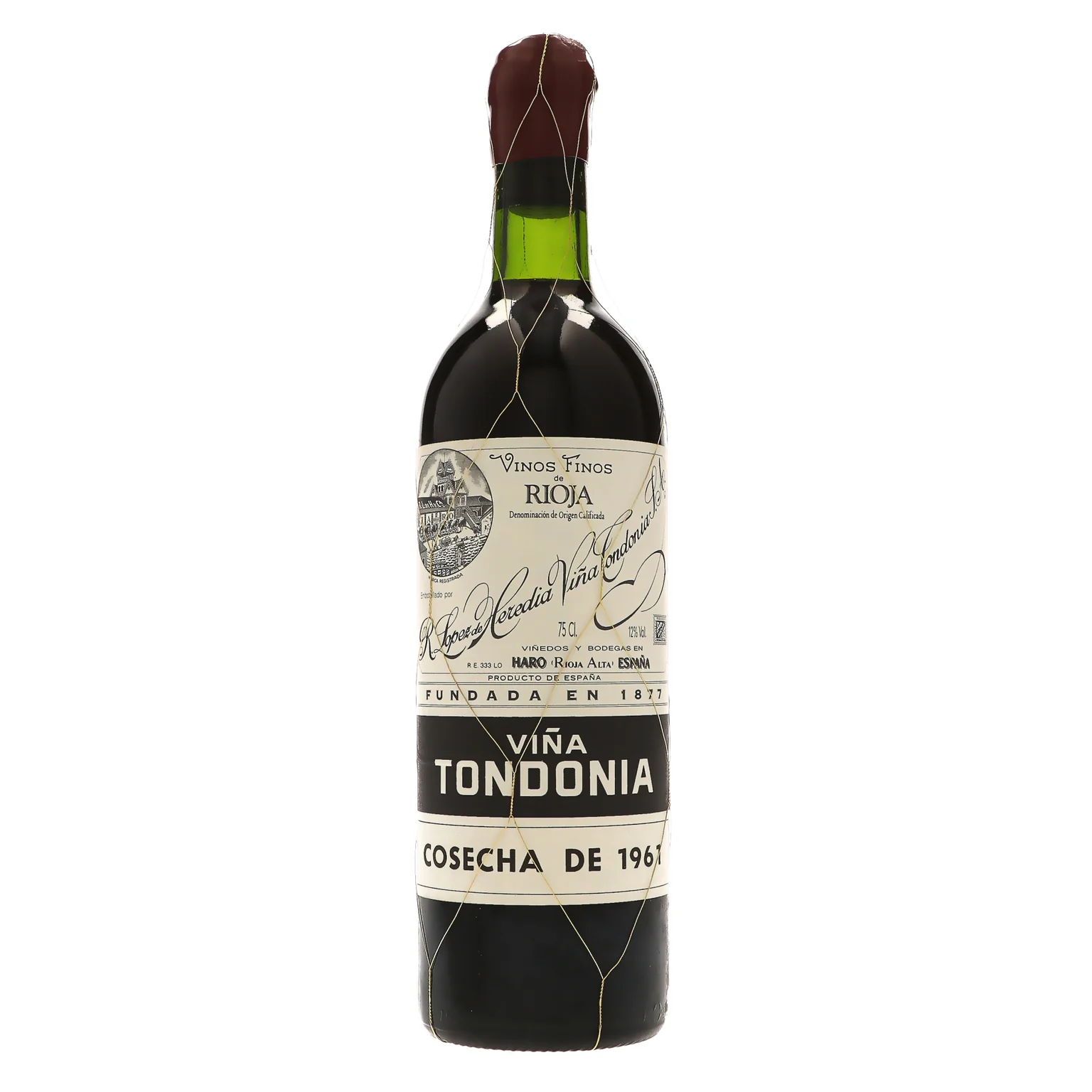 1961 R. Lopez de Heredia, Tondonia Tinto Gran Reserva, Rioja