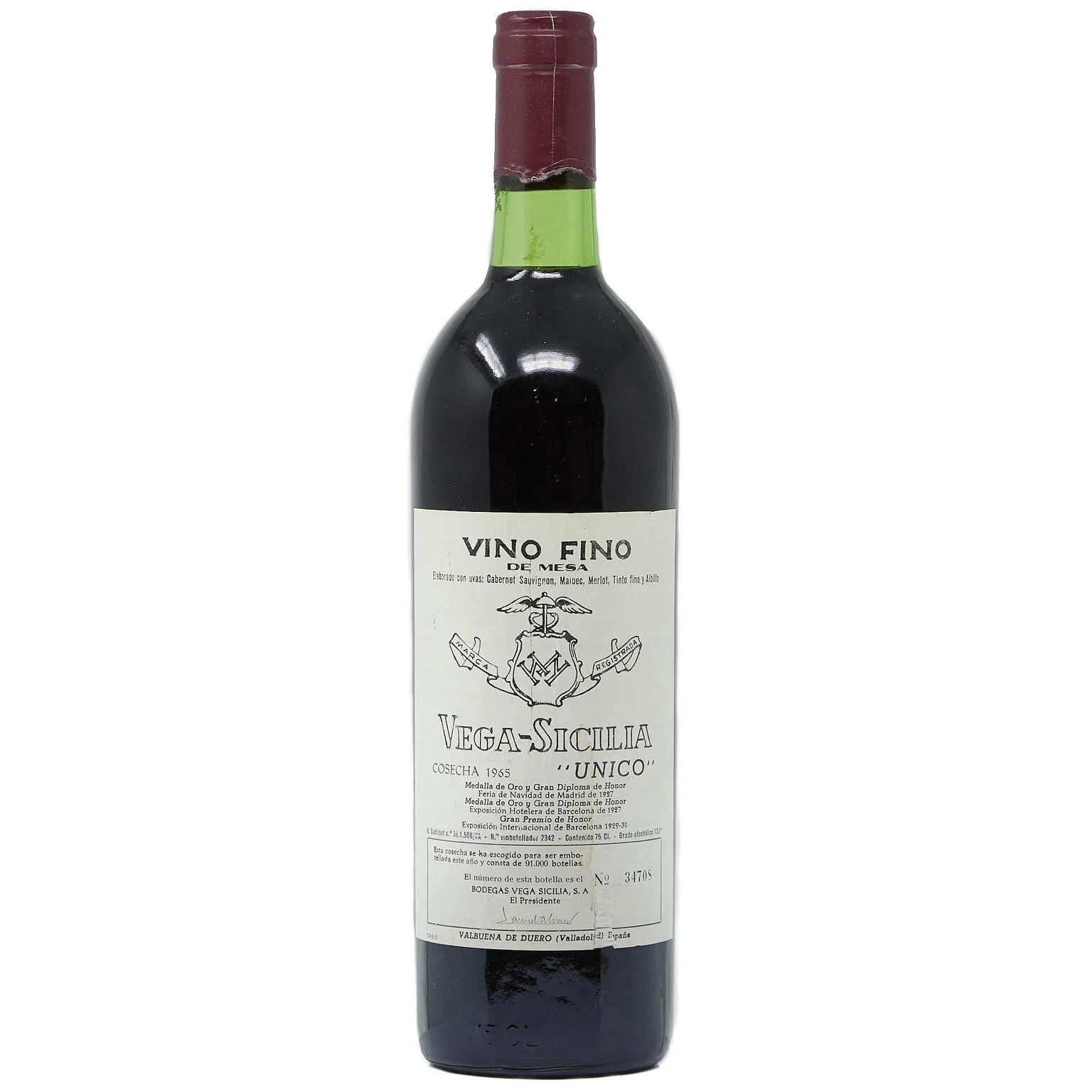 1965 Vega Sicilia, Unico, Ribera del Duero