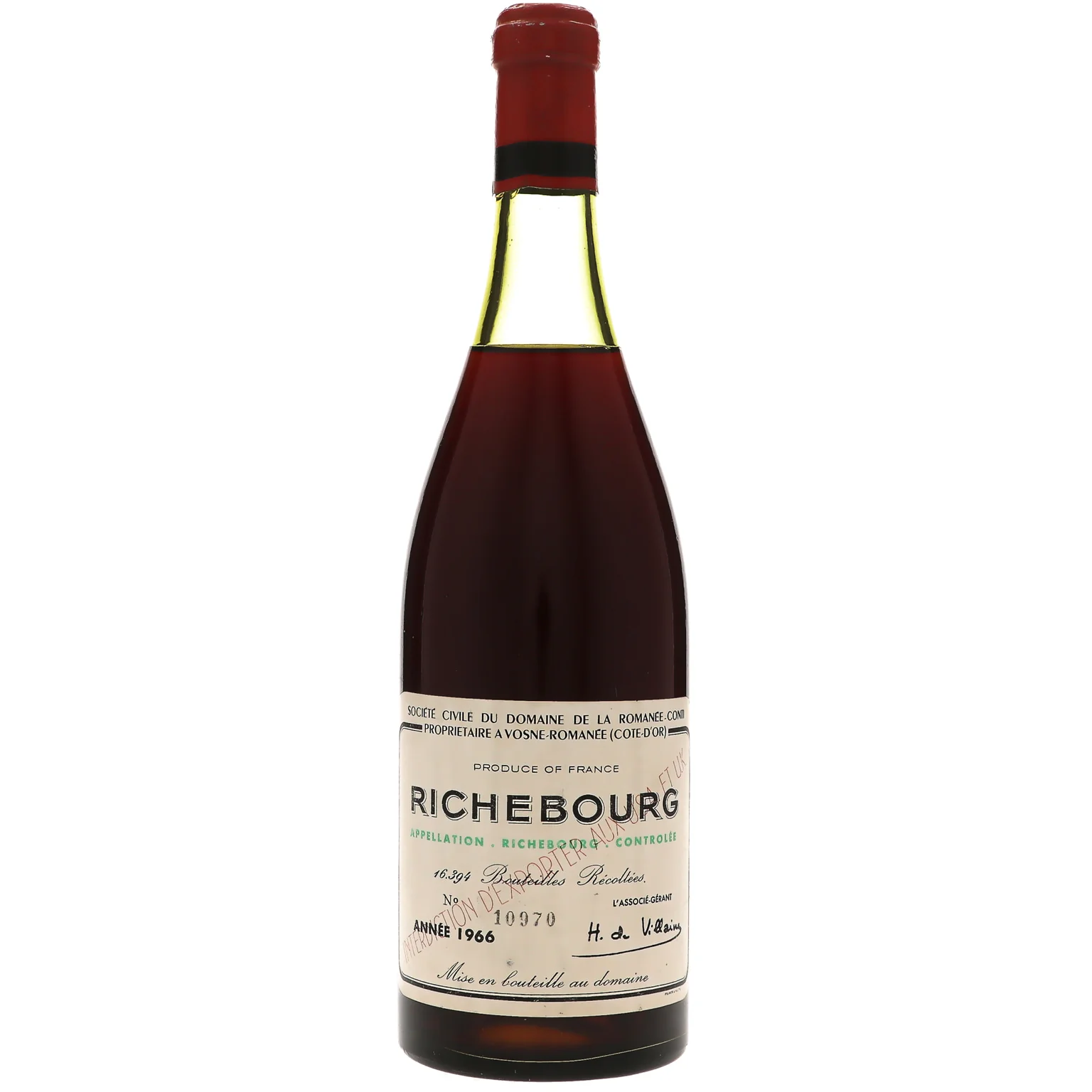 1966 Domaine de la Romanee-Conti, Richebourg Grand Cru