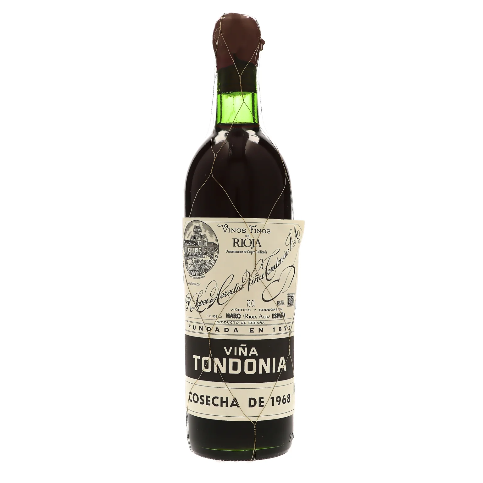 1968 R. Lopez de Heredia, Tondonia Tinto Gran Reserva, Rioja