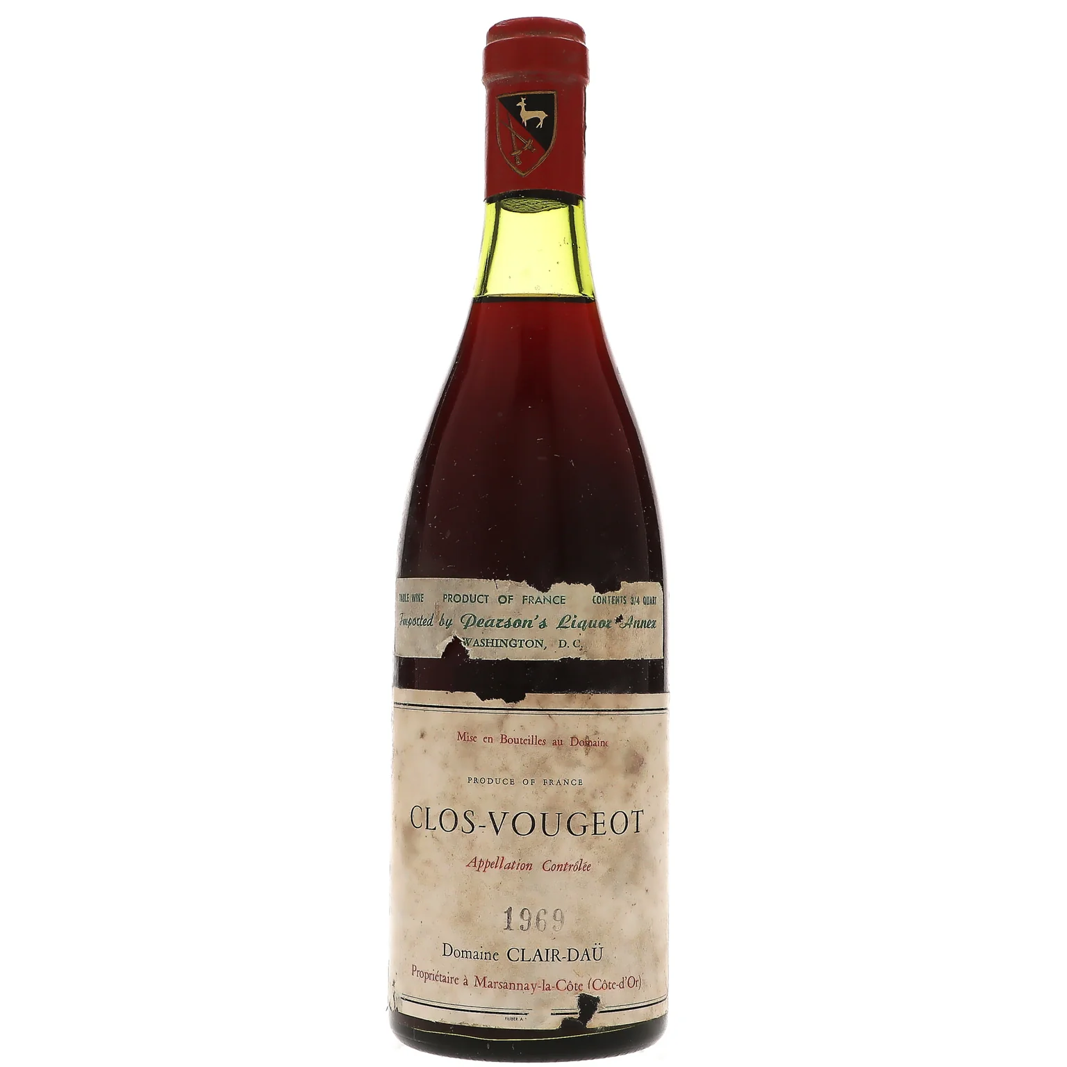 1969 Domaine Clair Dau, Clos de Vougeot Grand Cru