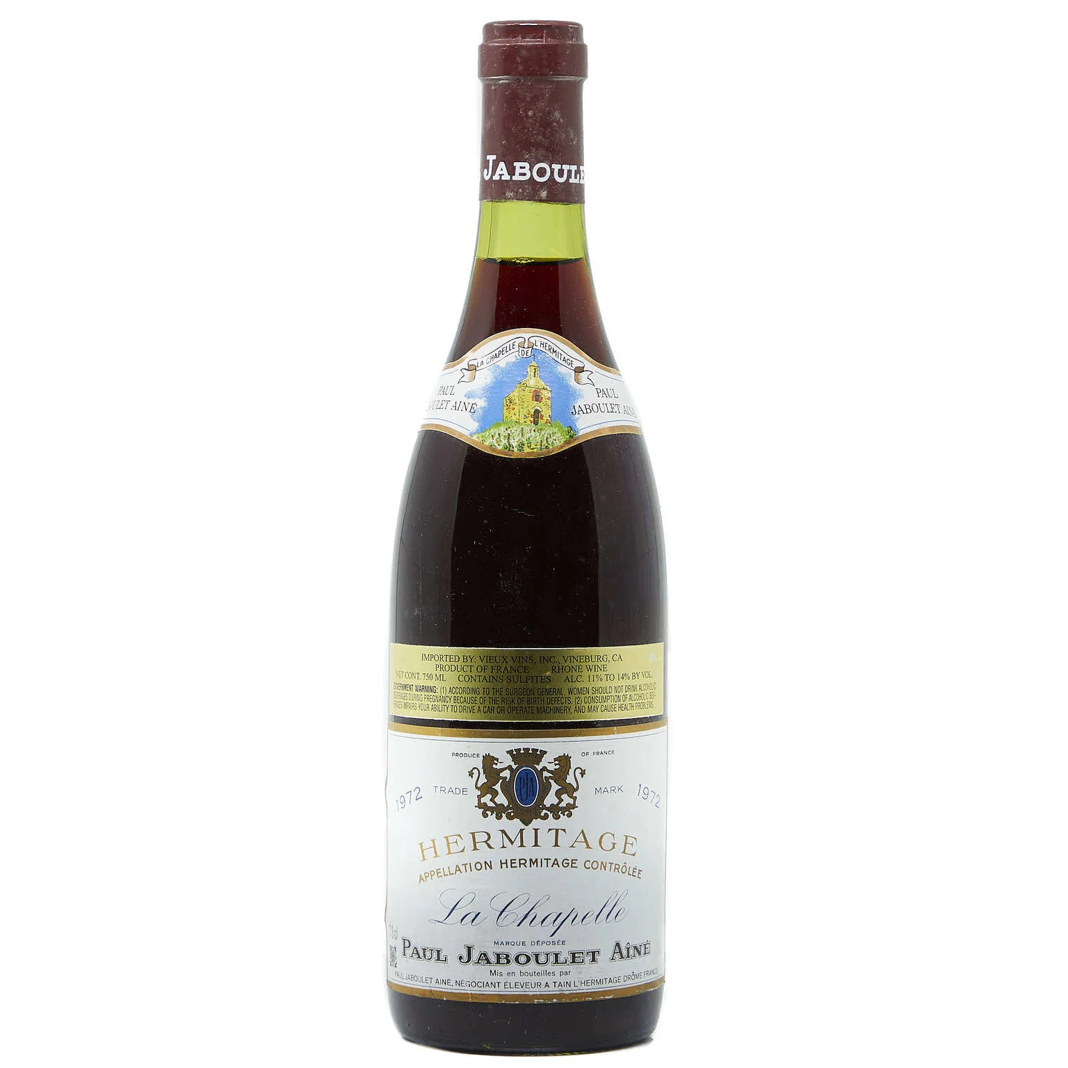 1972 Paul Jaboulet Aine, Hermitage, La Chapelle Rouge