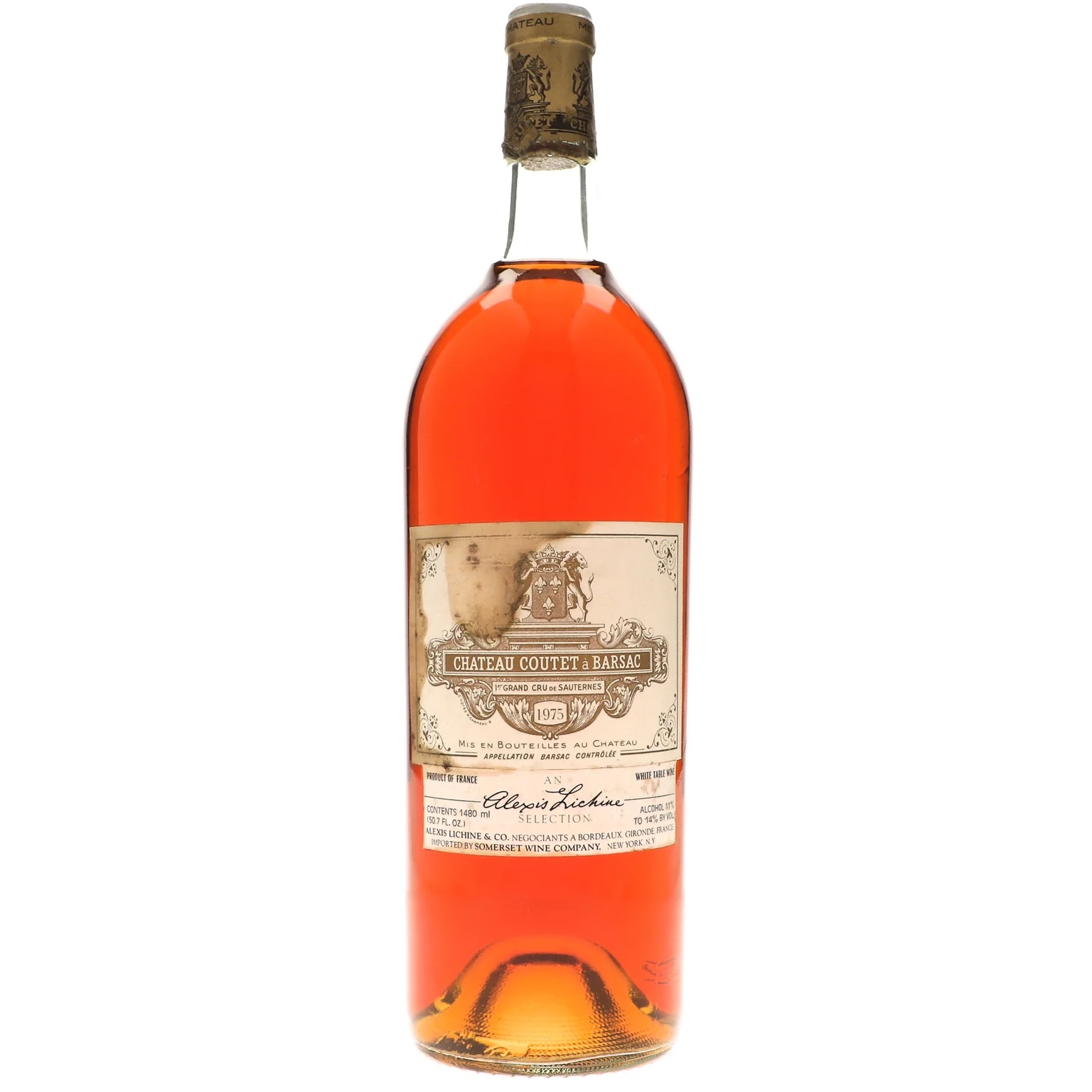 1975 Chateau Coutet Premier Cru Classe, Barsac 1.5L