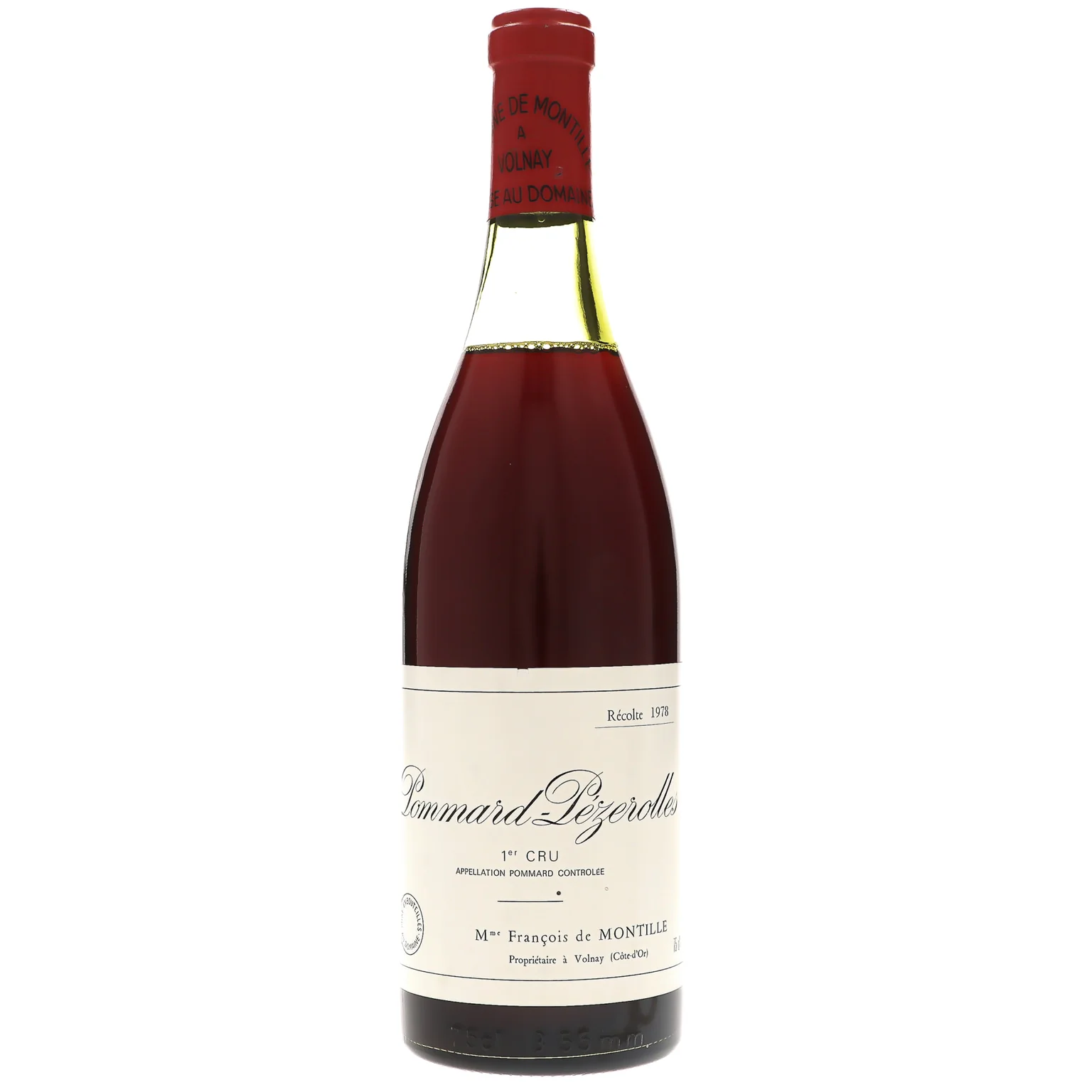 1978 Hubert de Montille, Pommard Premier Cru, Les Pezerolles