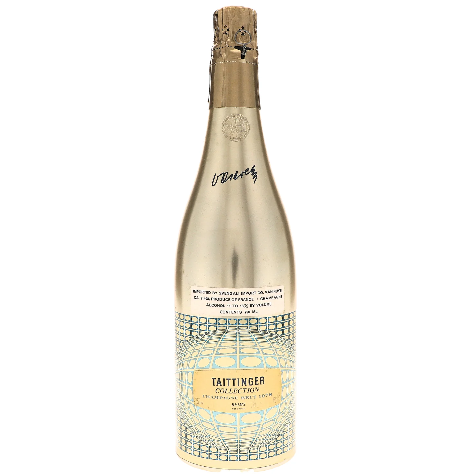 1978 Taittinger, Collection Victor Vasarely