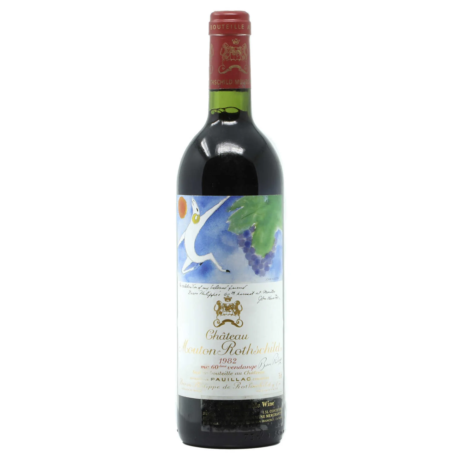 1982 Chateau Mouton Rothschild Premier Cru Classe, Pauillac