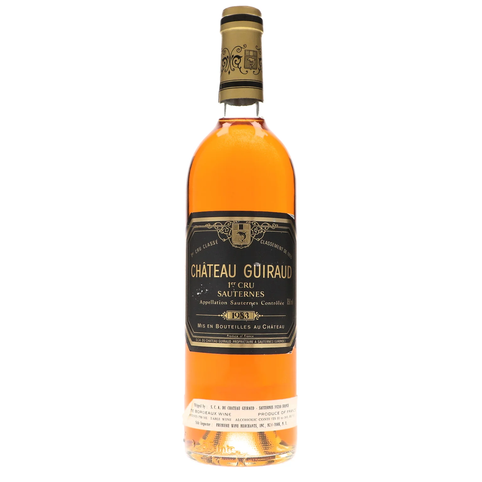 1983 Chateau Guiraud Premier Cru Classe, Sauternes