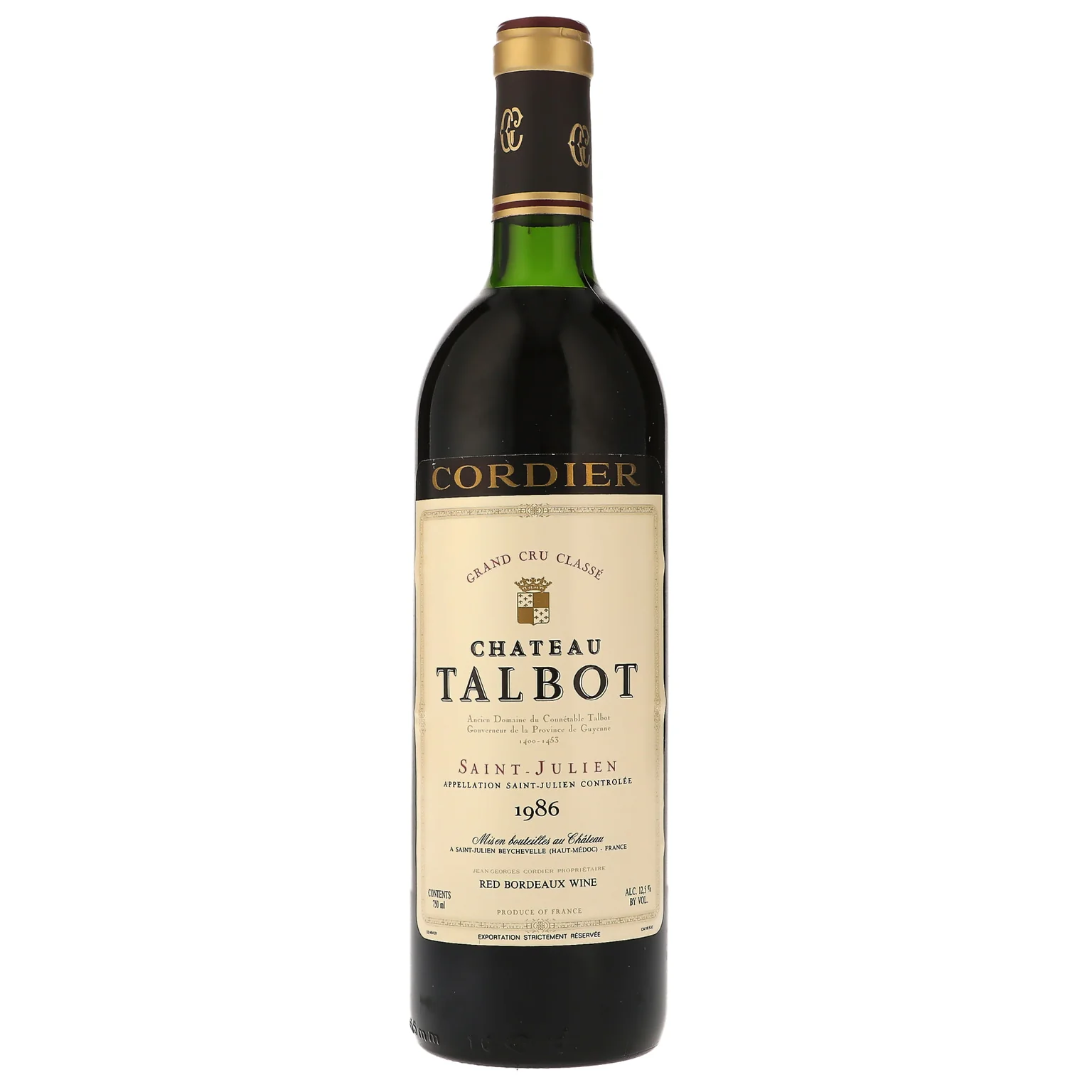 1986 Chateau Talbot 4eme Cru Classe, Saint-Julien