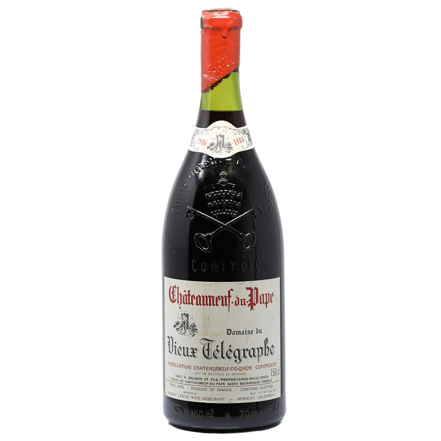 1986 Vieux Telegraphe, Chateauneuf-du-Pape, La Crau Rouge 1.5L