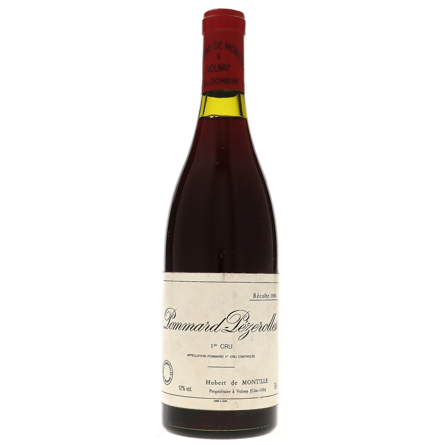 1986 Hubert de Montille, Pommard Premier Cru, Les Pezerolles