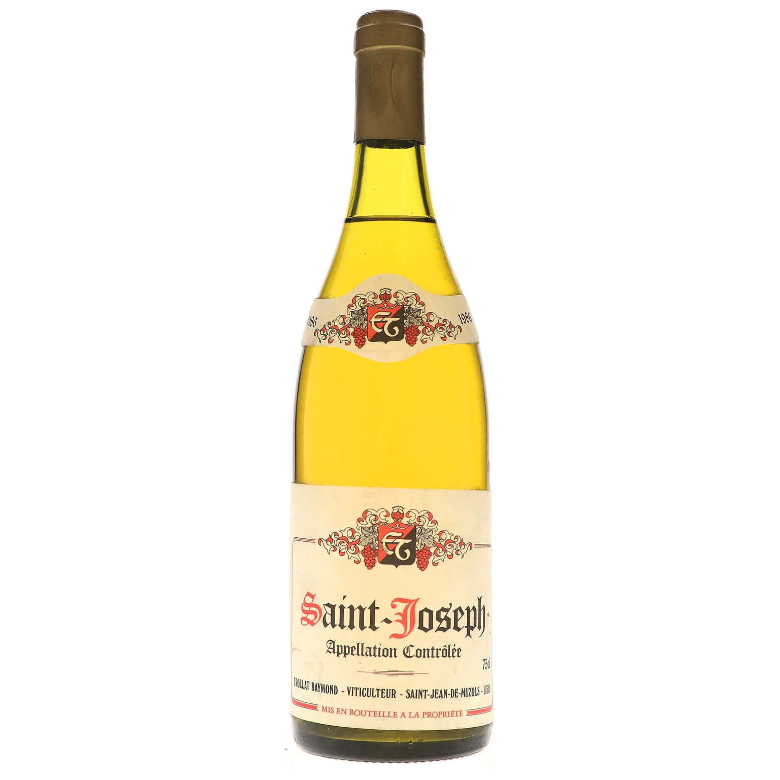 1986 Raymond Trollat, Saint-Joseph, Blanc