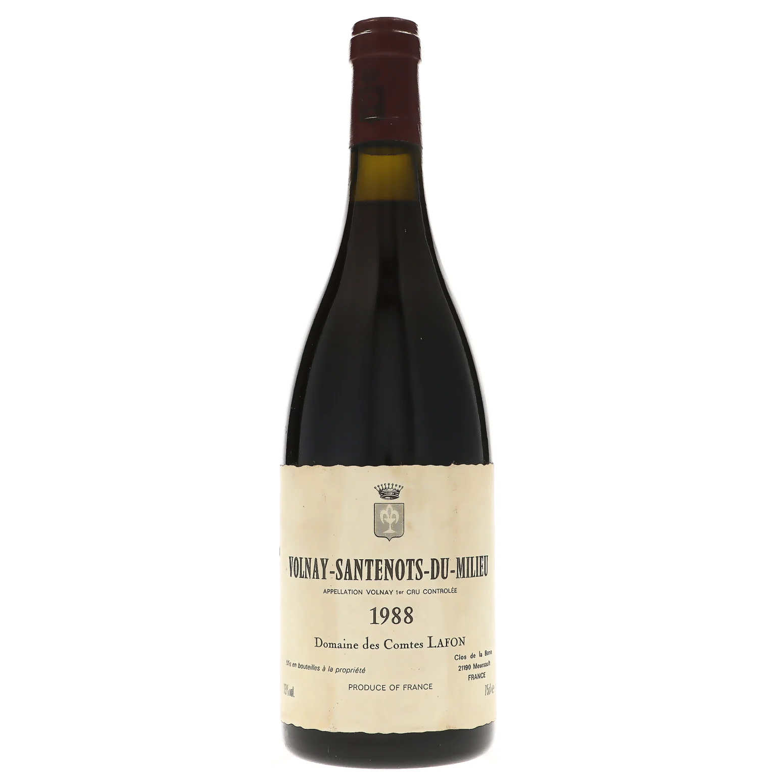 1988 Domaine des Comtes Lafon, Volnay Premier Cru, Les Santenots du Milieu