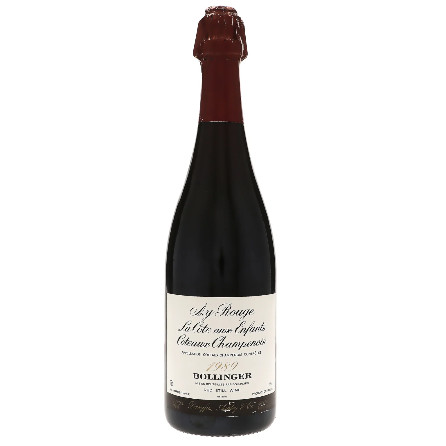 1989 Bollinger, La Cote aux Enfants, Coteaux Champenois
