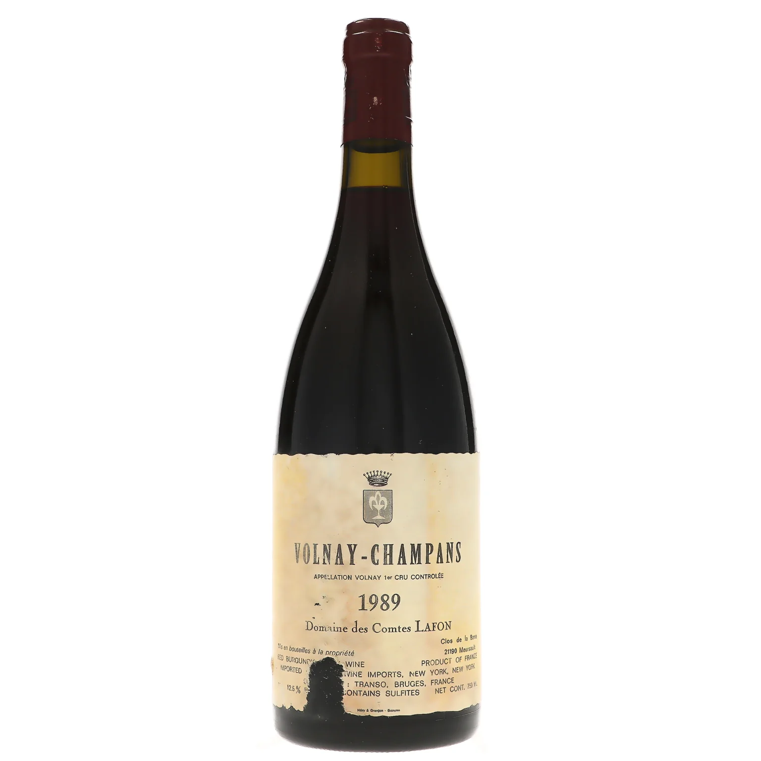 1989 Domaine des Comtes Lafon, Volnay Premier Cru, Champans
