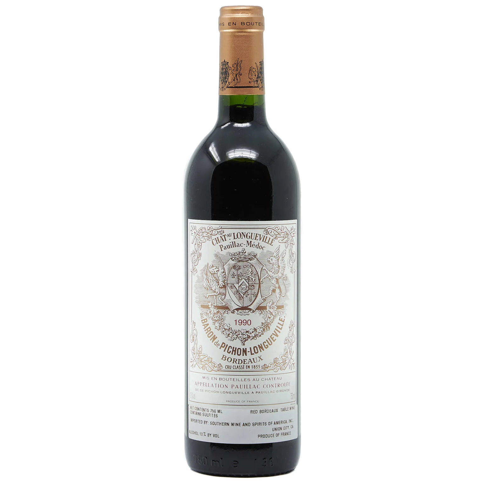 1990 Chateau Pichon Baron 2eme Cru Classe, Pauillac