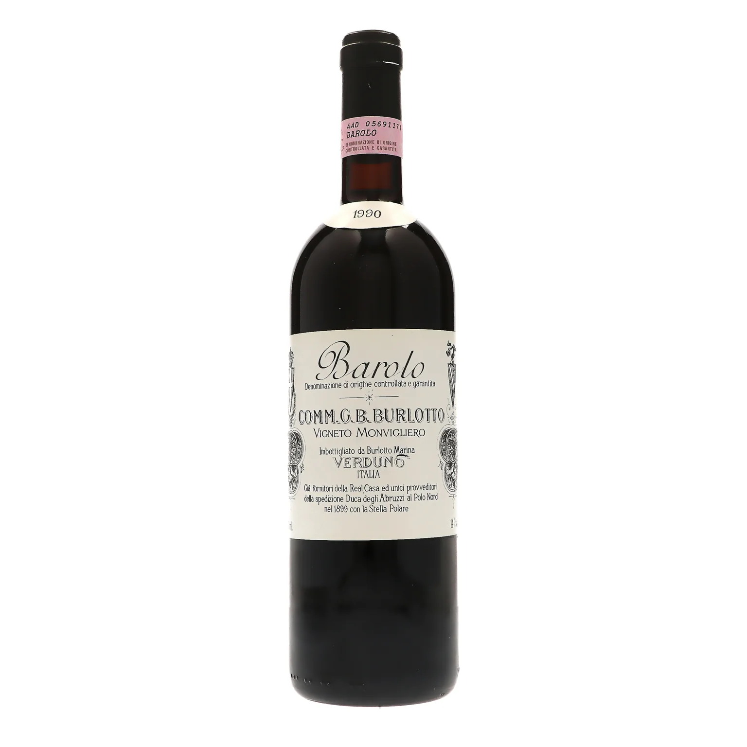 1990 Comm. G.B. Burlotto, Barolo, Monvigliero