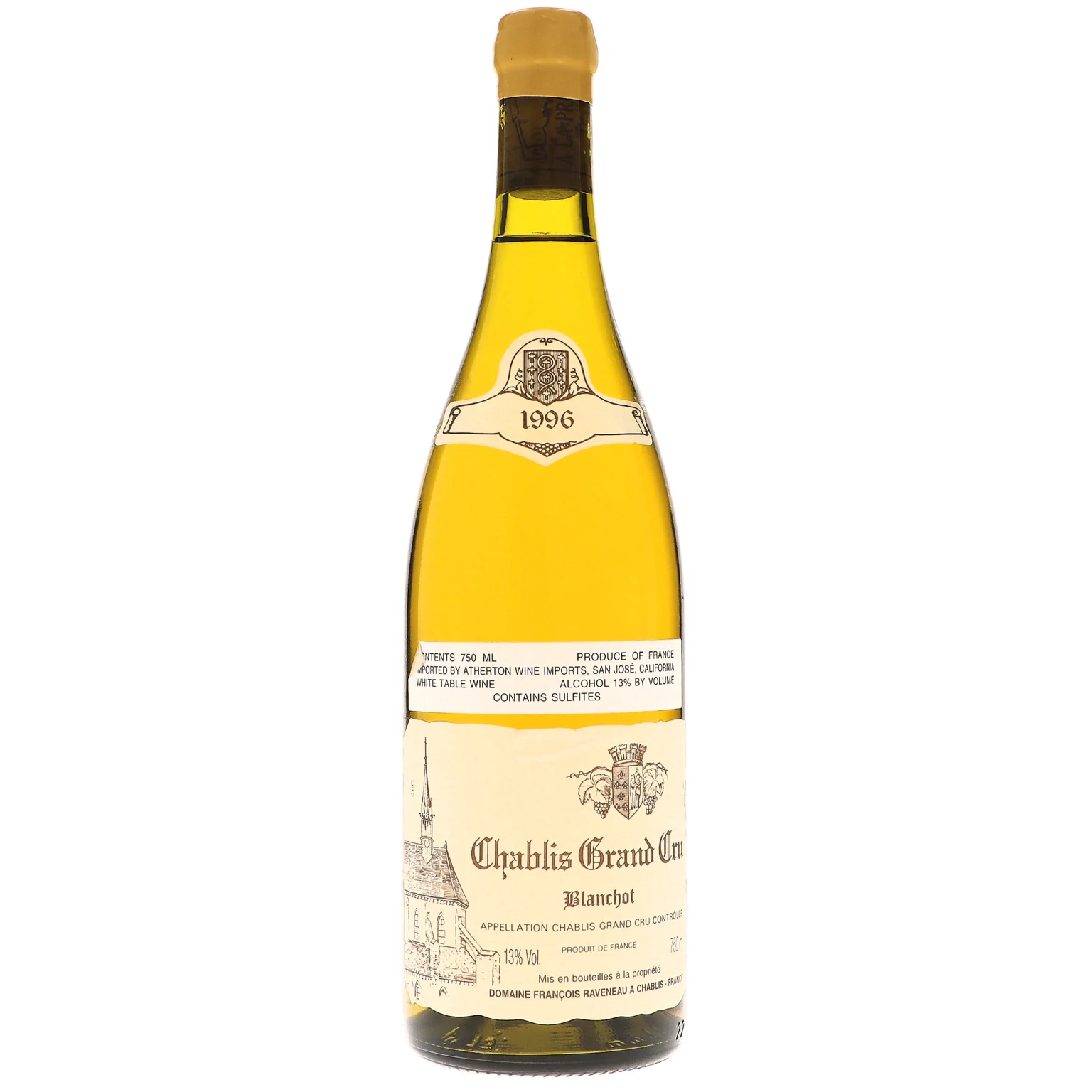 1996 Domaine Francois Raveneau, Chablis Grand Cru, Blanchot
