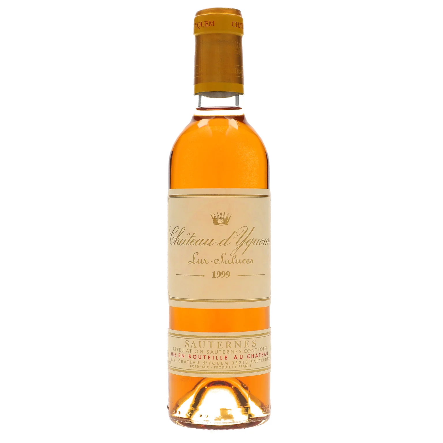 1999 Chateau d'Yquem Premier Cru Superieur, Sauternes 375ML