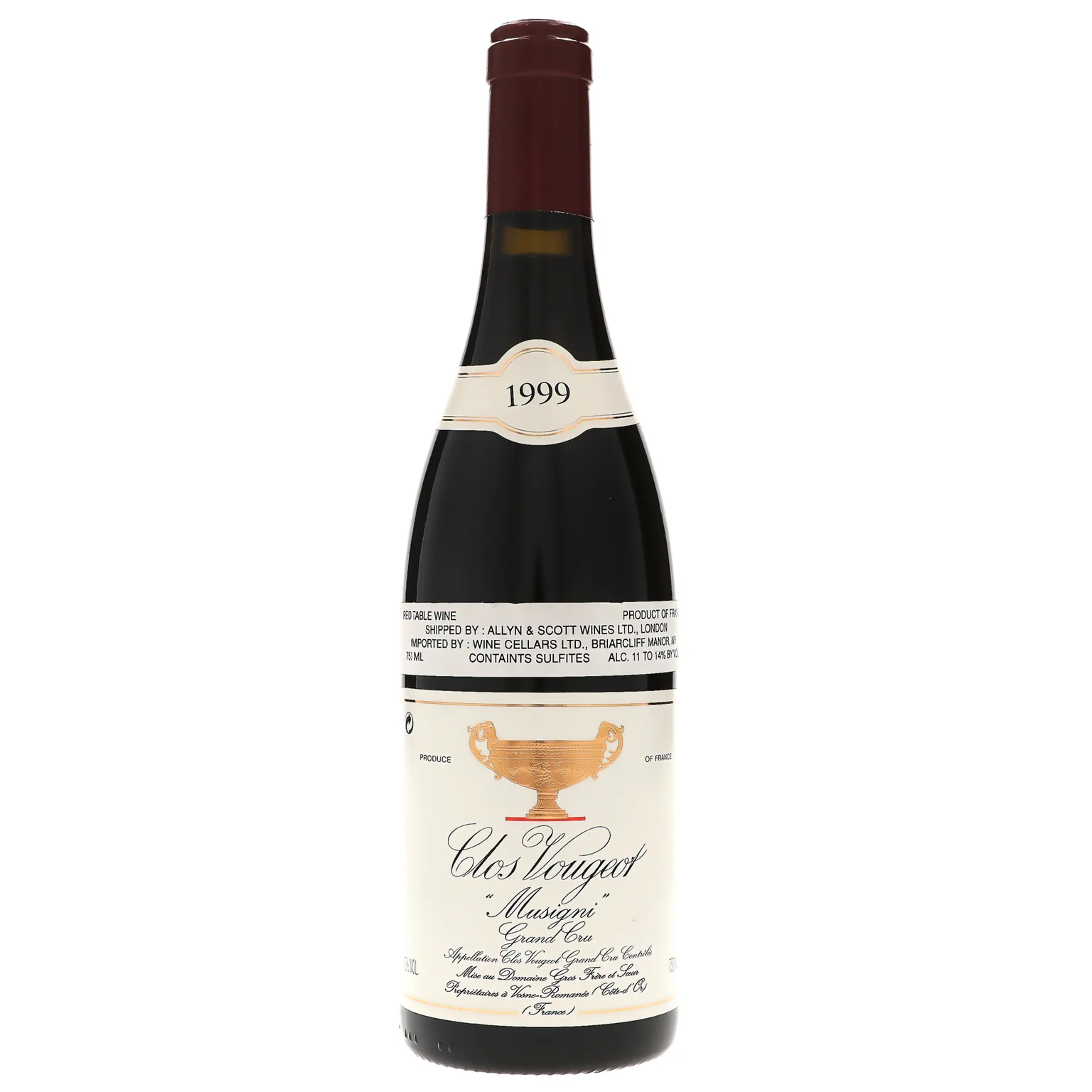 1999 Gros Frere et Soeur, Clos de Vougeot Grand Cru, Musigni