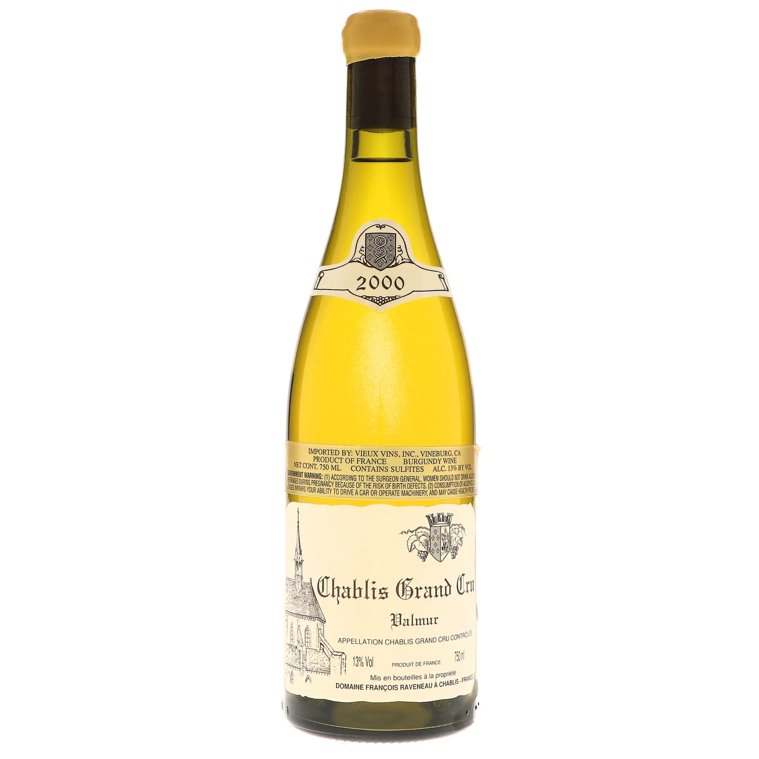 2000 Domaine Francois Raveneau, Chablis Grand Cru, Valmur