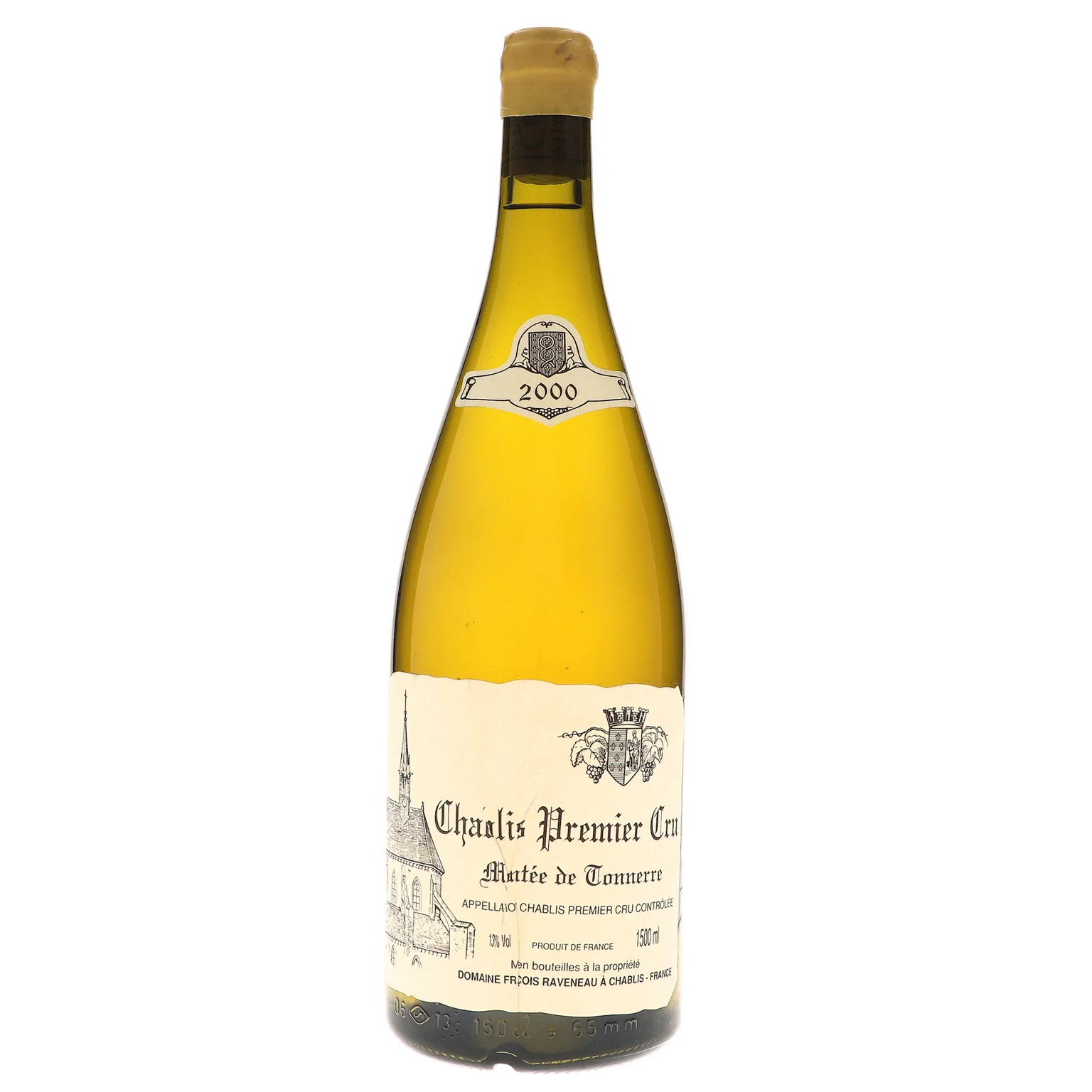 2000 Domaine Francois Raveneau, Chablis Premier Cru, Montee de Tonnerre 1.5L