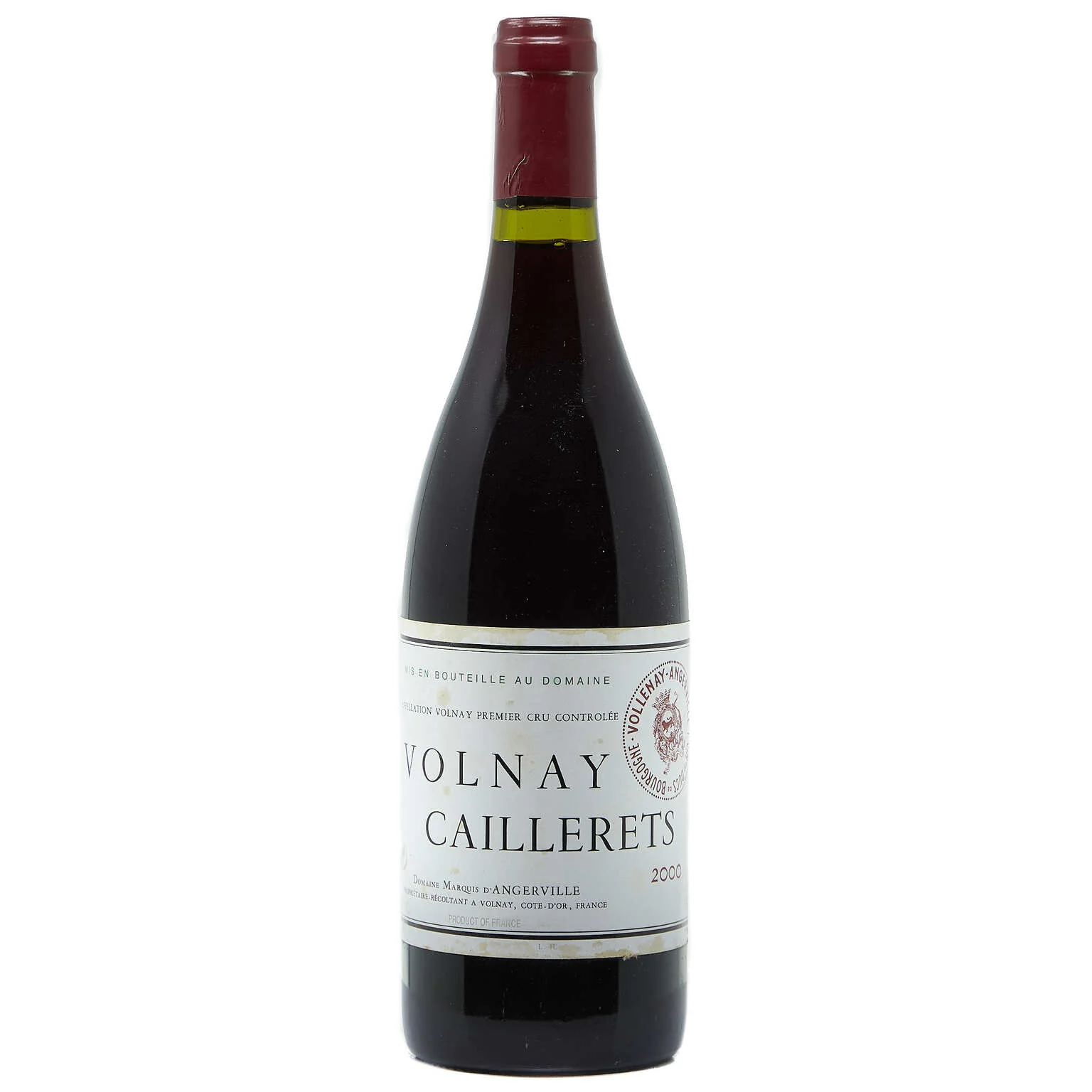 2000 Domaine Marquis d'Angerville, Volnay Premier Cru, Les Caillerets