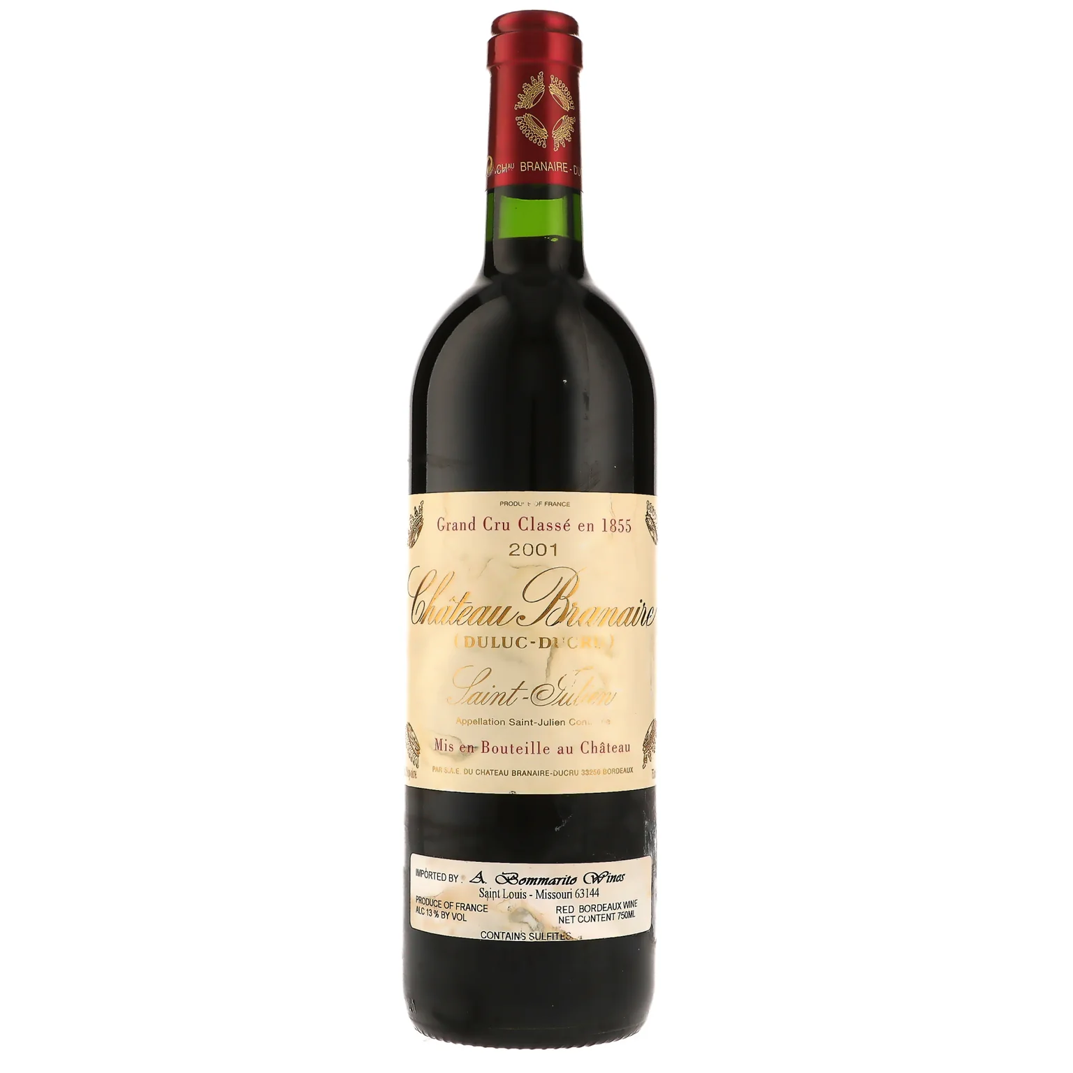 2001 Chateau Branaire-Ducru 4eme Cru Classe, Saint-Julien