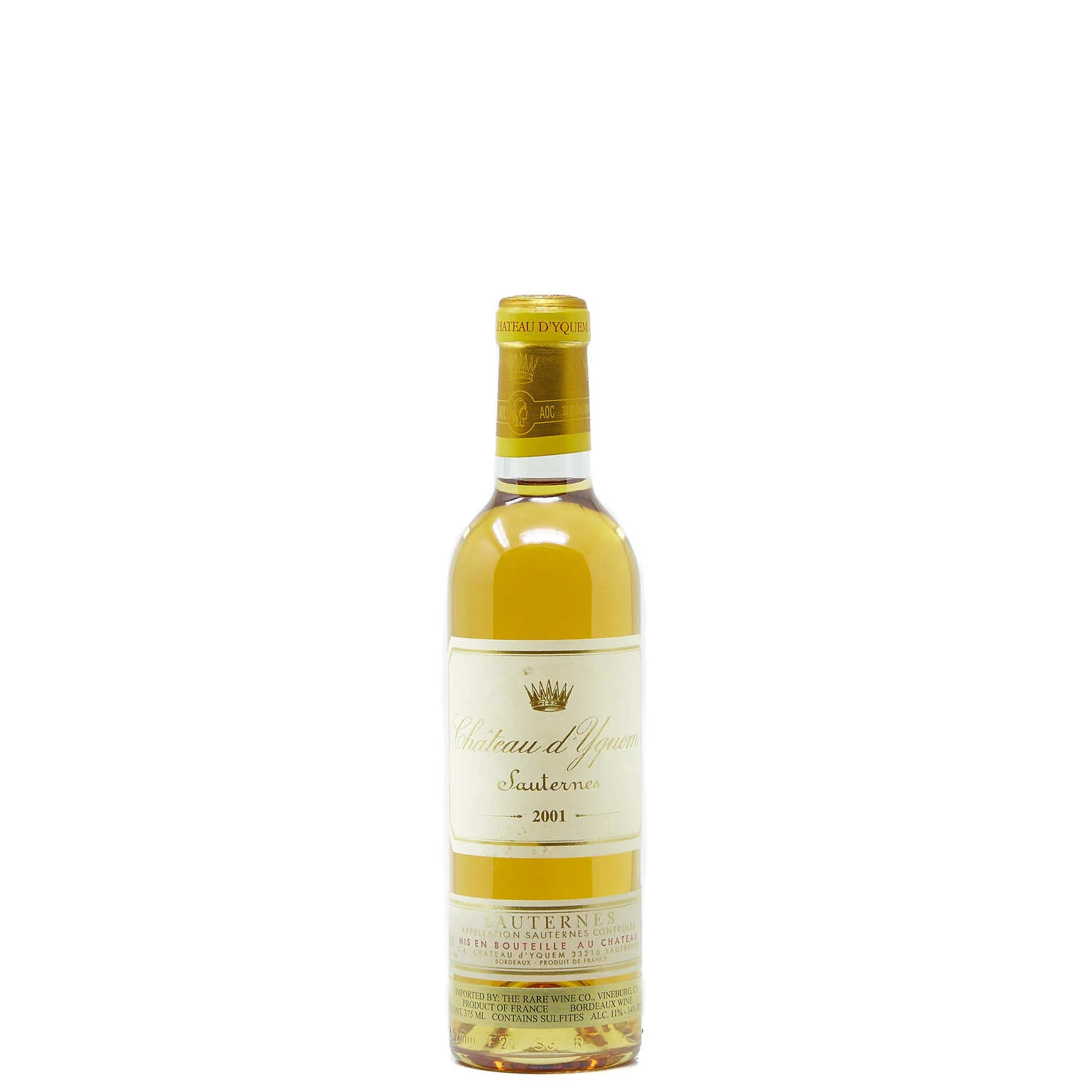 2001 Chateau d'Yquem Premier Cru Superieur, Sauternes 375ML