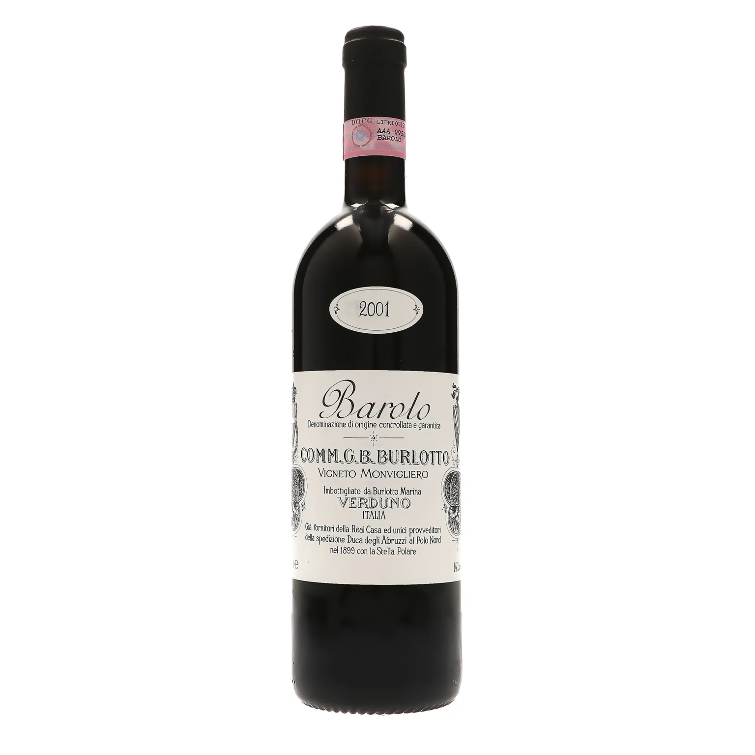 2001 Comm. G.B. Burlotto, Barolo, Monvigliero
