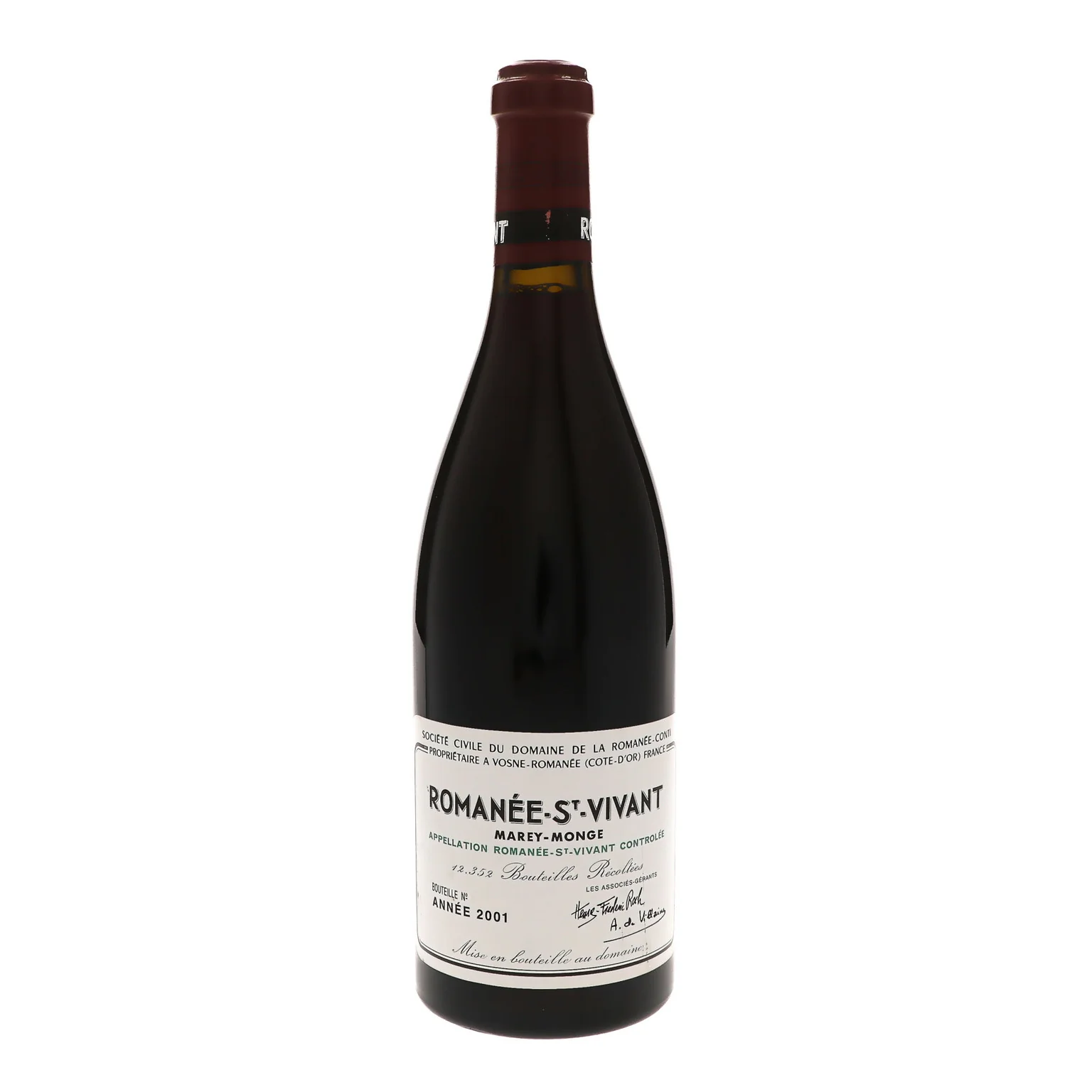 2001 Domaine de la Romanee-Conti, Romanee-Saint-Vivant Grand Cru, Marey-Monge