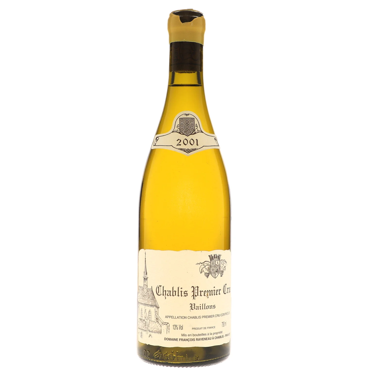 2001 Domaine Francois Raveneau, Chablis Premier Cru, Vaillons