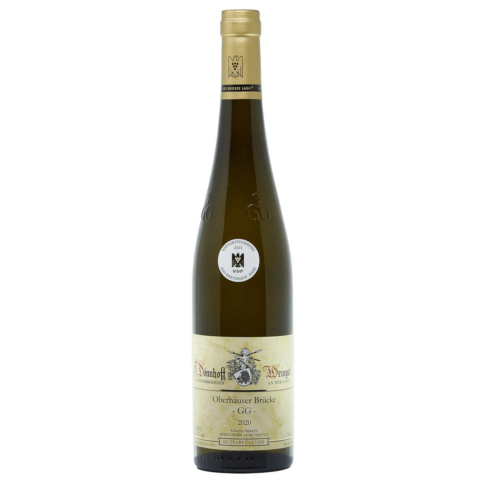 2020 Donnhoff, Oberhauser Brucke Riesling GG Auction, Nahe