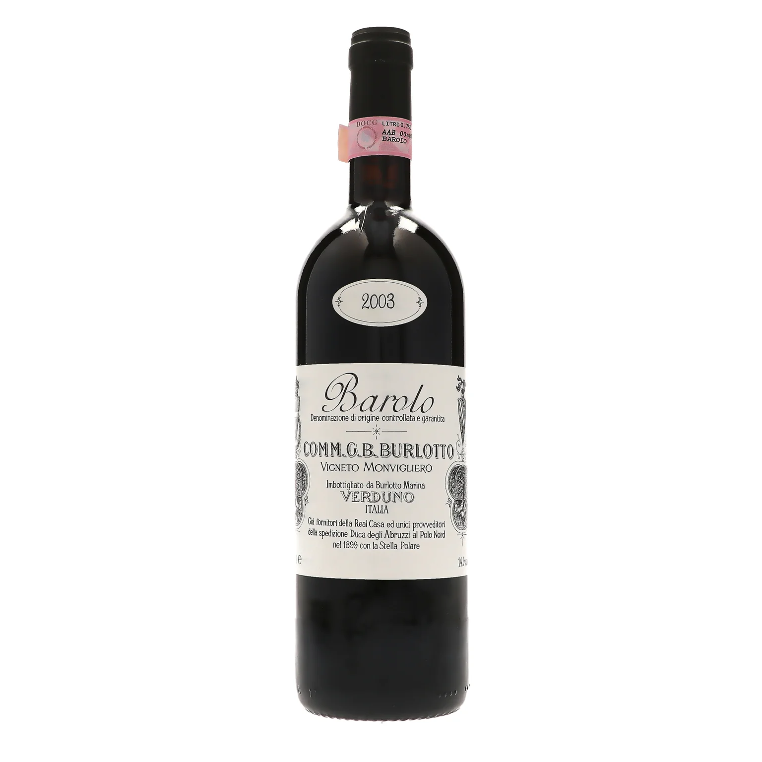 2003 Comm. G.B. Burlotto, Barolo, Monvigliero