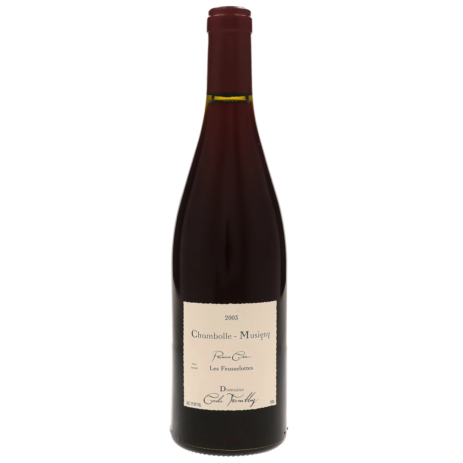 2003 Domaine Cecile Tremblay, Chambolle-Musigny Premier Cru, Les Feusselottes