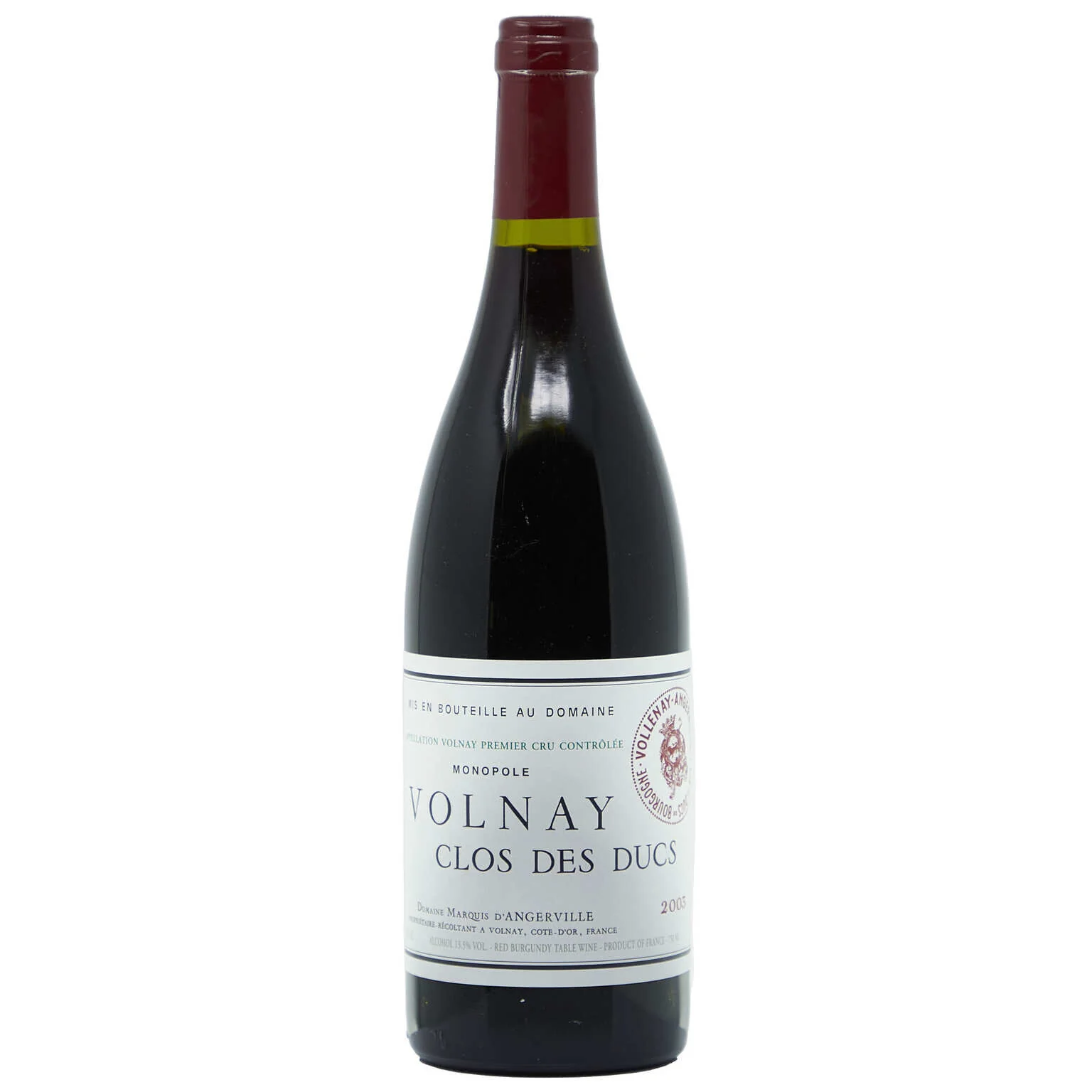 2003 Domaine Marquis d'Angerville, Volnay Premier Cru, Clos des Ducs