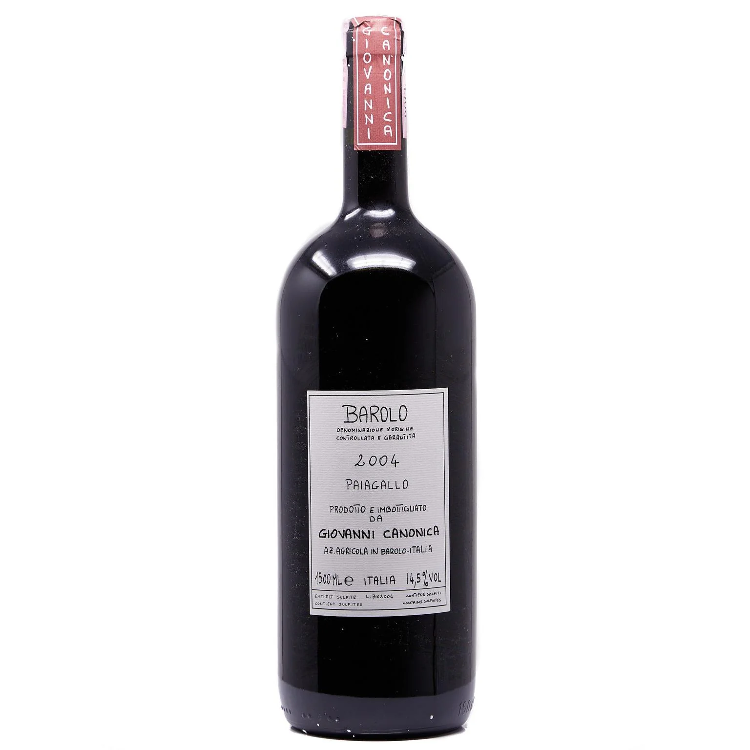2004 Giovanni Canonica, Barolo, Paiagallo 1.5L