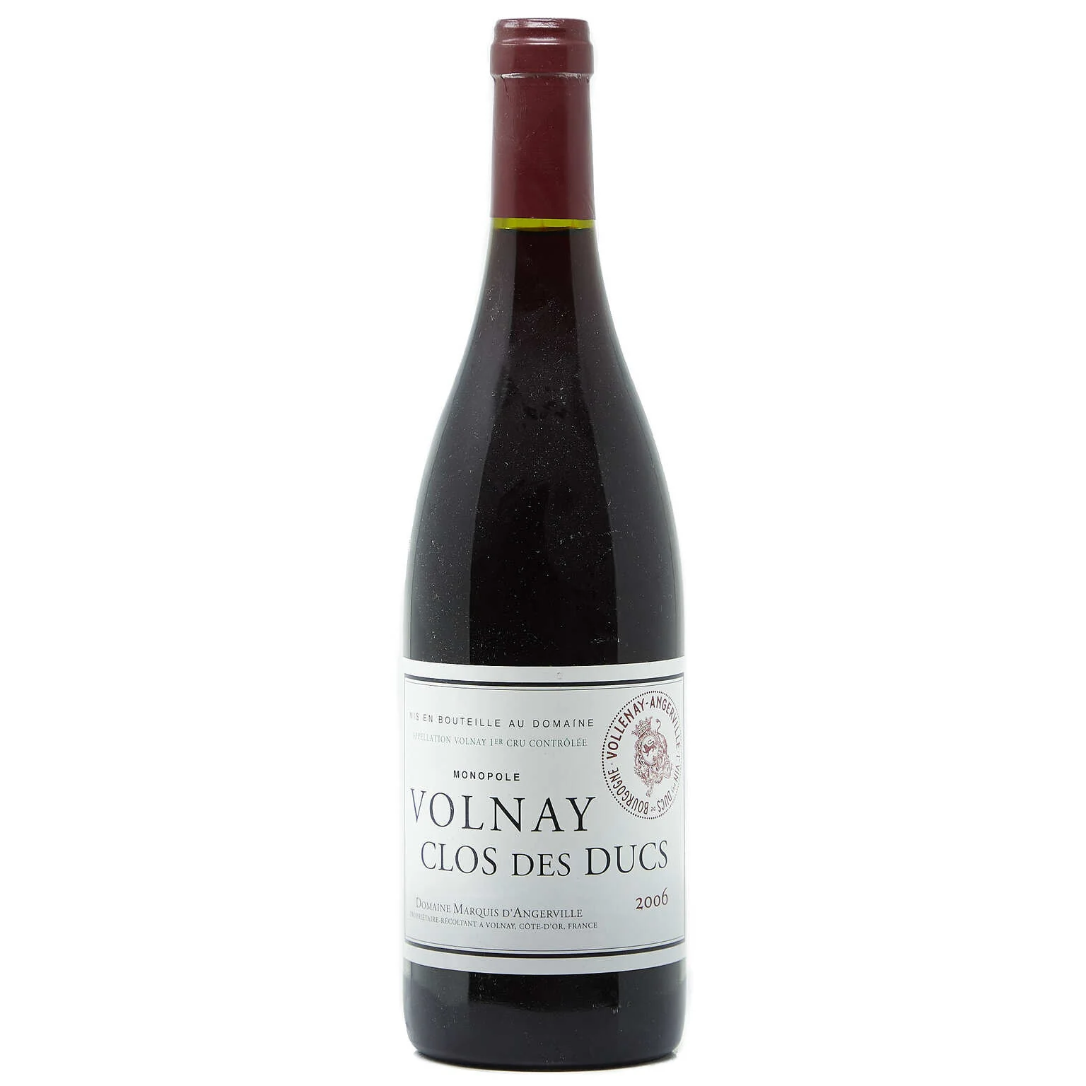 2006 Domaine Marquis d'Angerville, Volnay Premier Cru, Clos des Ducs