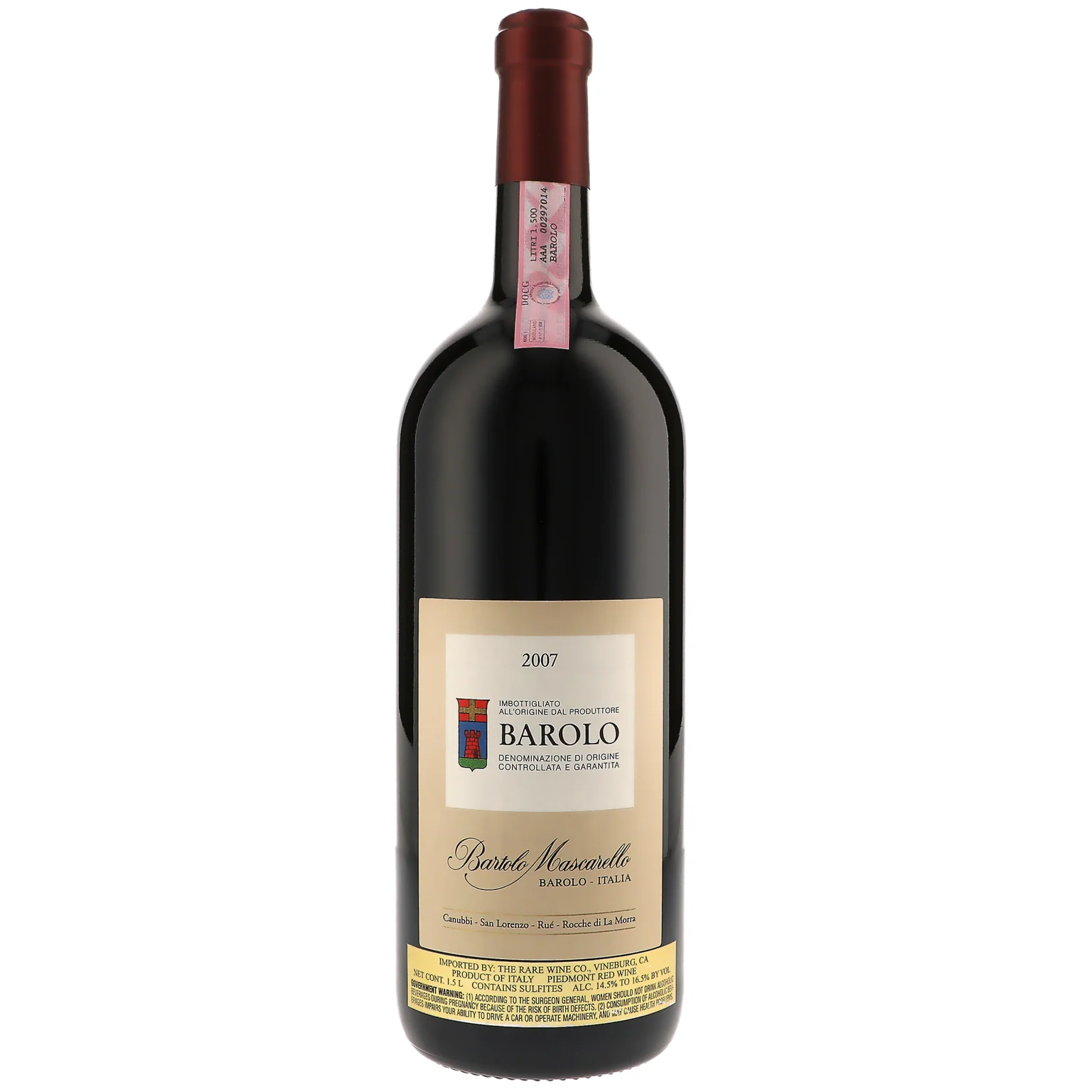 2007 Bartolo Mascarello, Barolo 1.5L