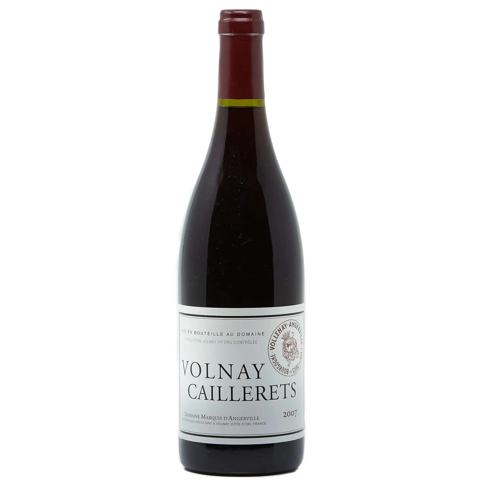 2007 Domaine Marquis d'Angerville, Volnay Premier Cru, Les Caillerets
