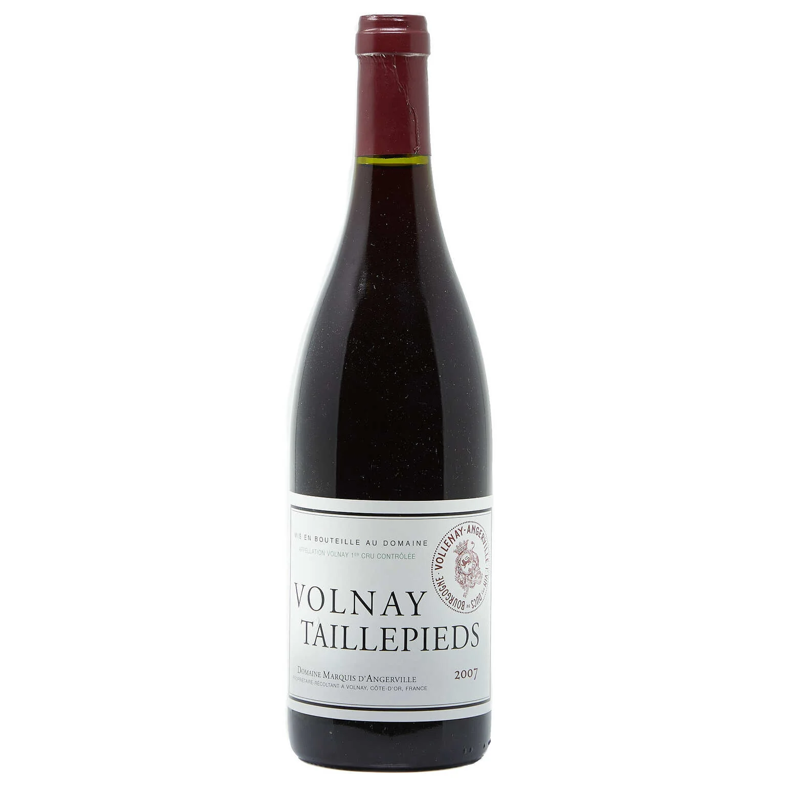 2007 Domaine Marquis d'Angerville, Volnay Premier Cru, Taillepieds