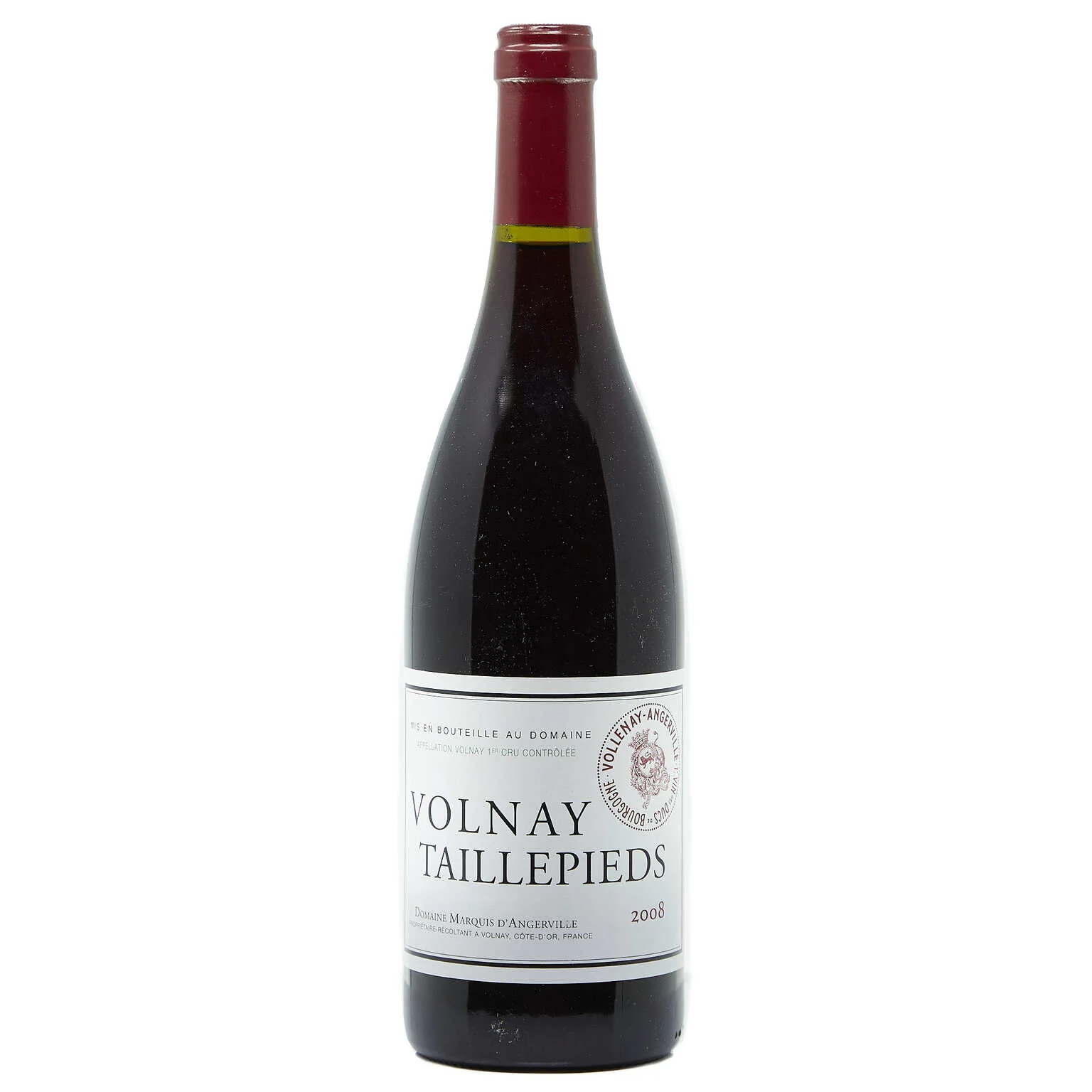 2008 Domaine Marquis d'Angerville, Volnay Premier Cru, Taillepieds