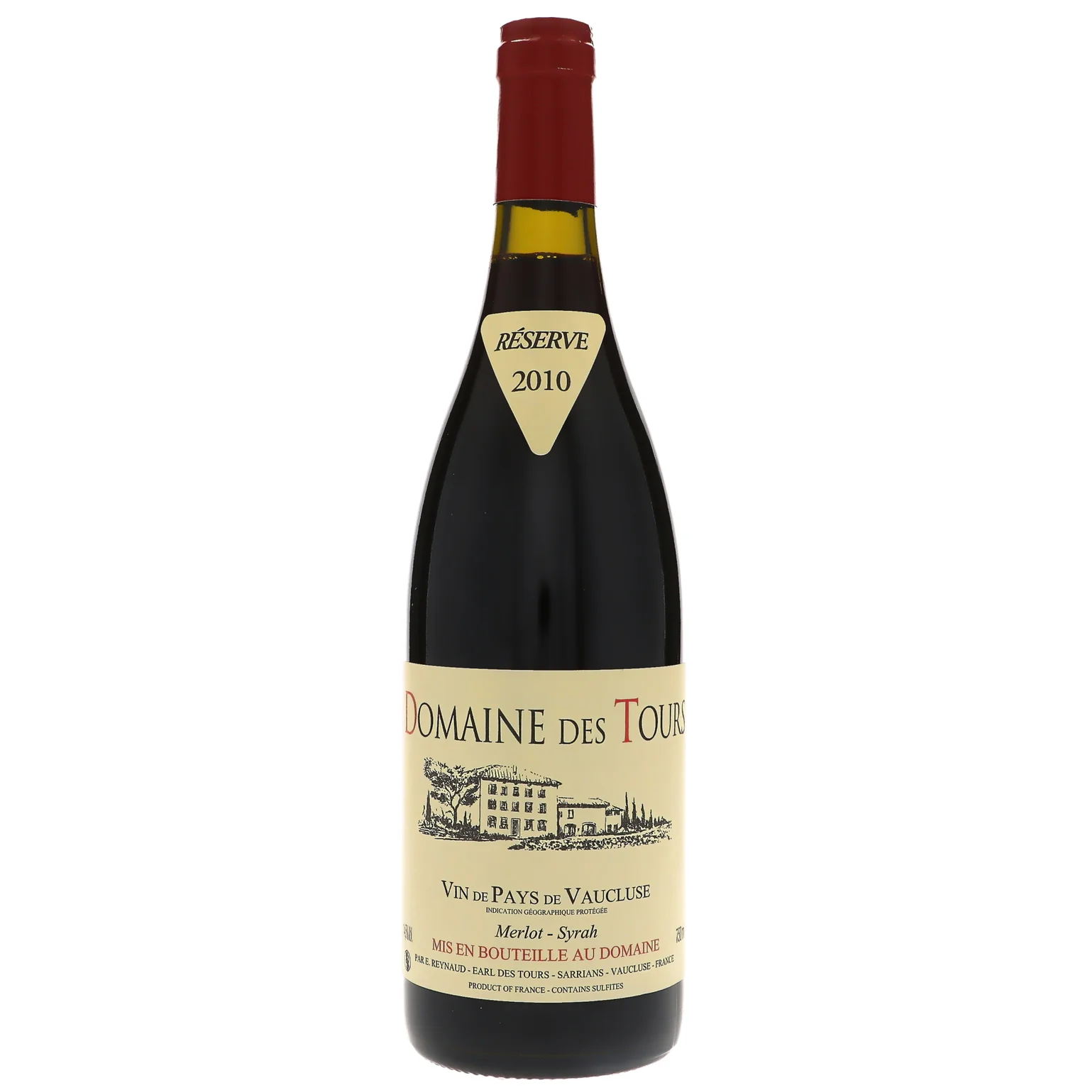 2010 Domaine des Tours, Merlot Syrah, Vaucluse