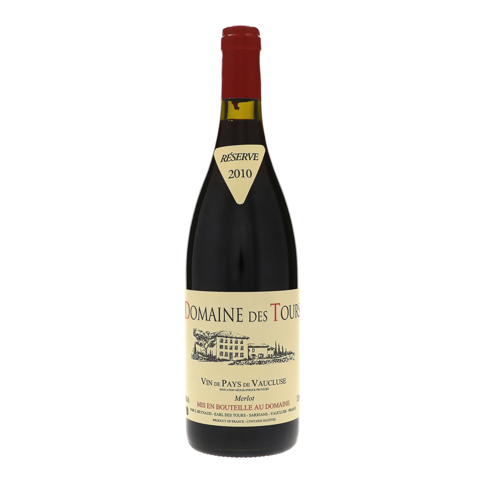 2010 Domaine des Tours, Merlot, Vaucluse