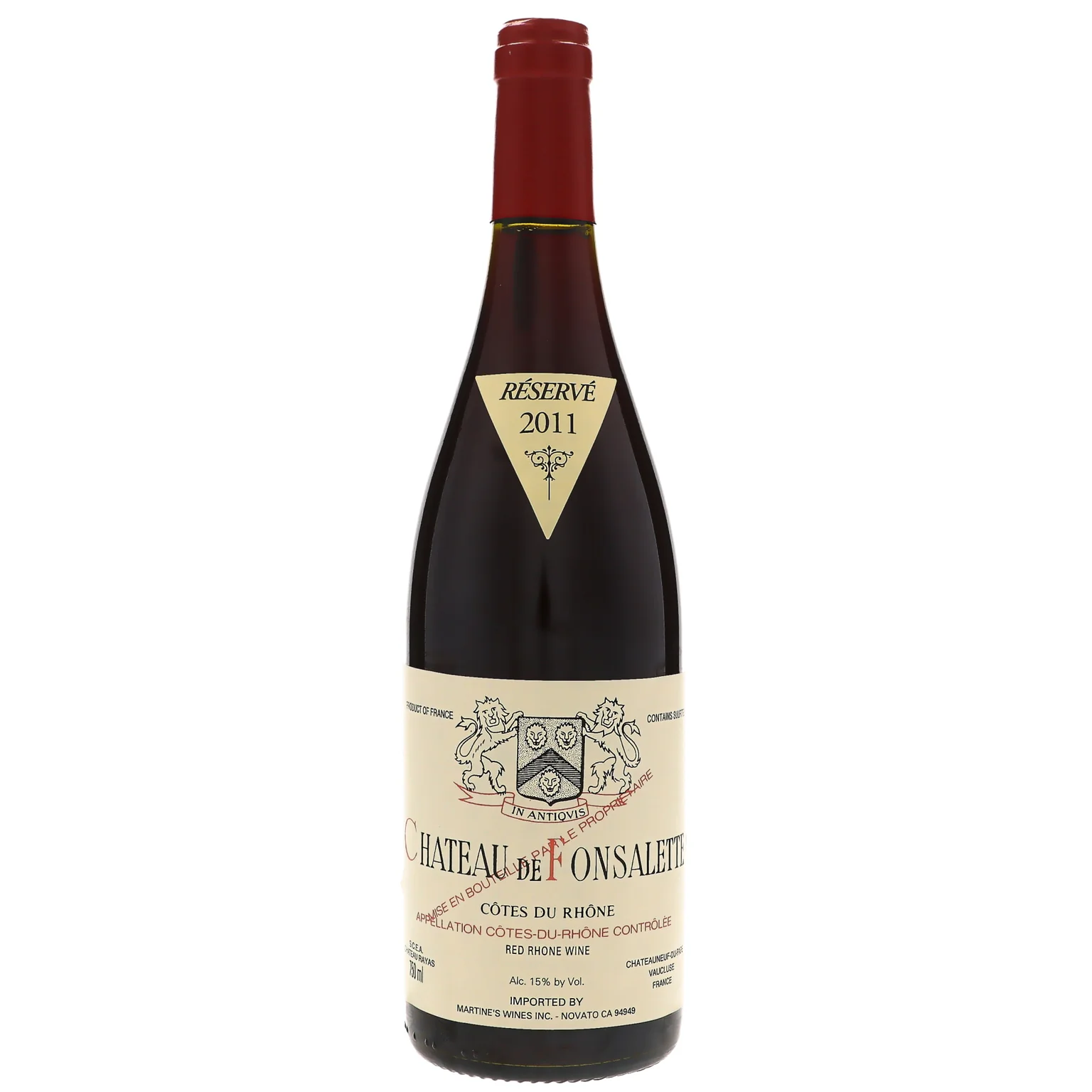 2011 Chateau de Fonsalette, Cotes du Rhone, Rouge