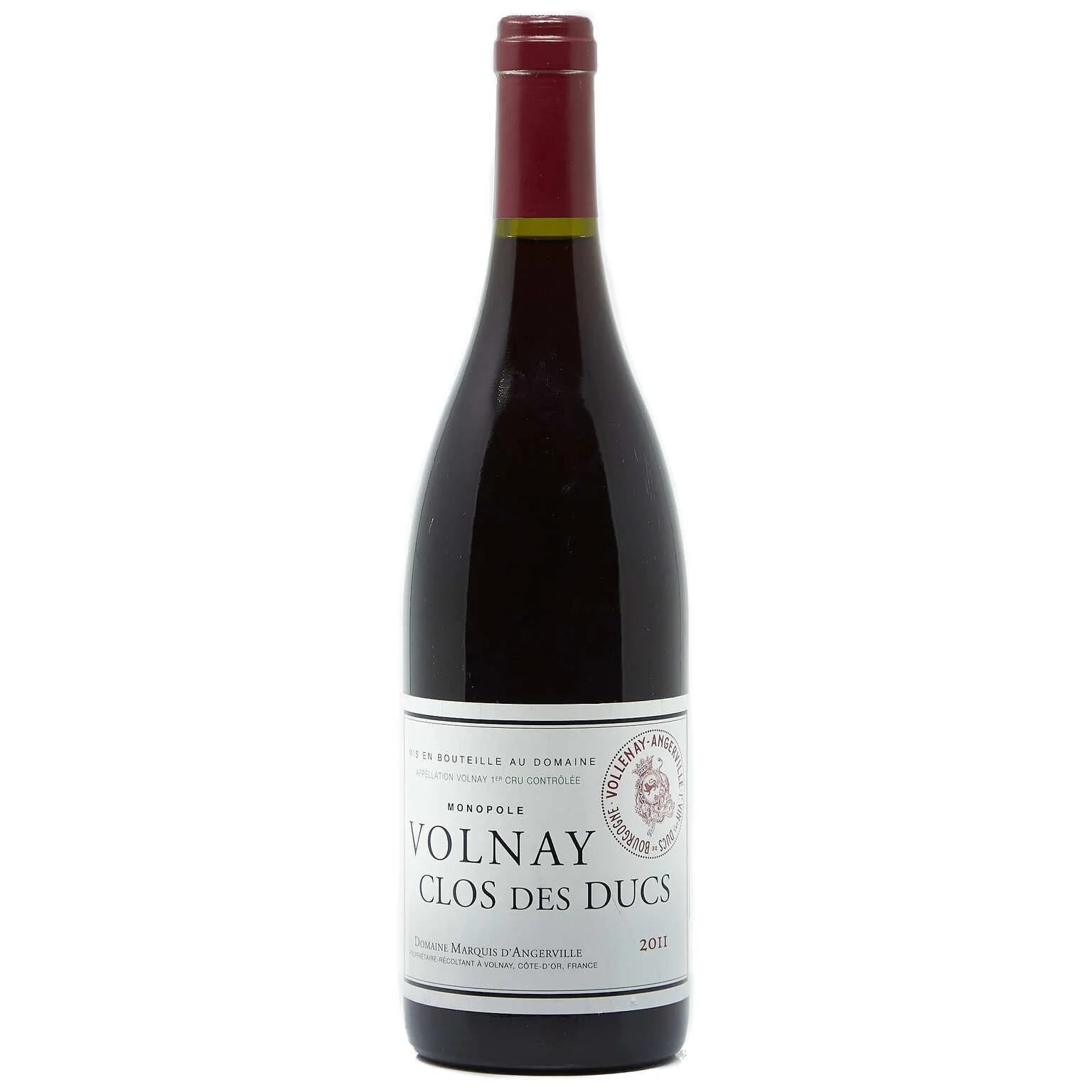 2011 Domaine Marquis d'Angerville, Volnay Premier Cru, Clos des Ducs