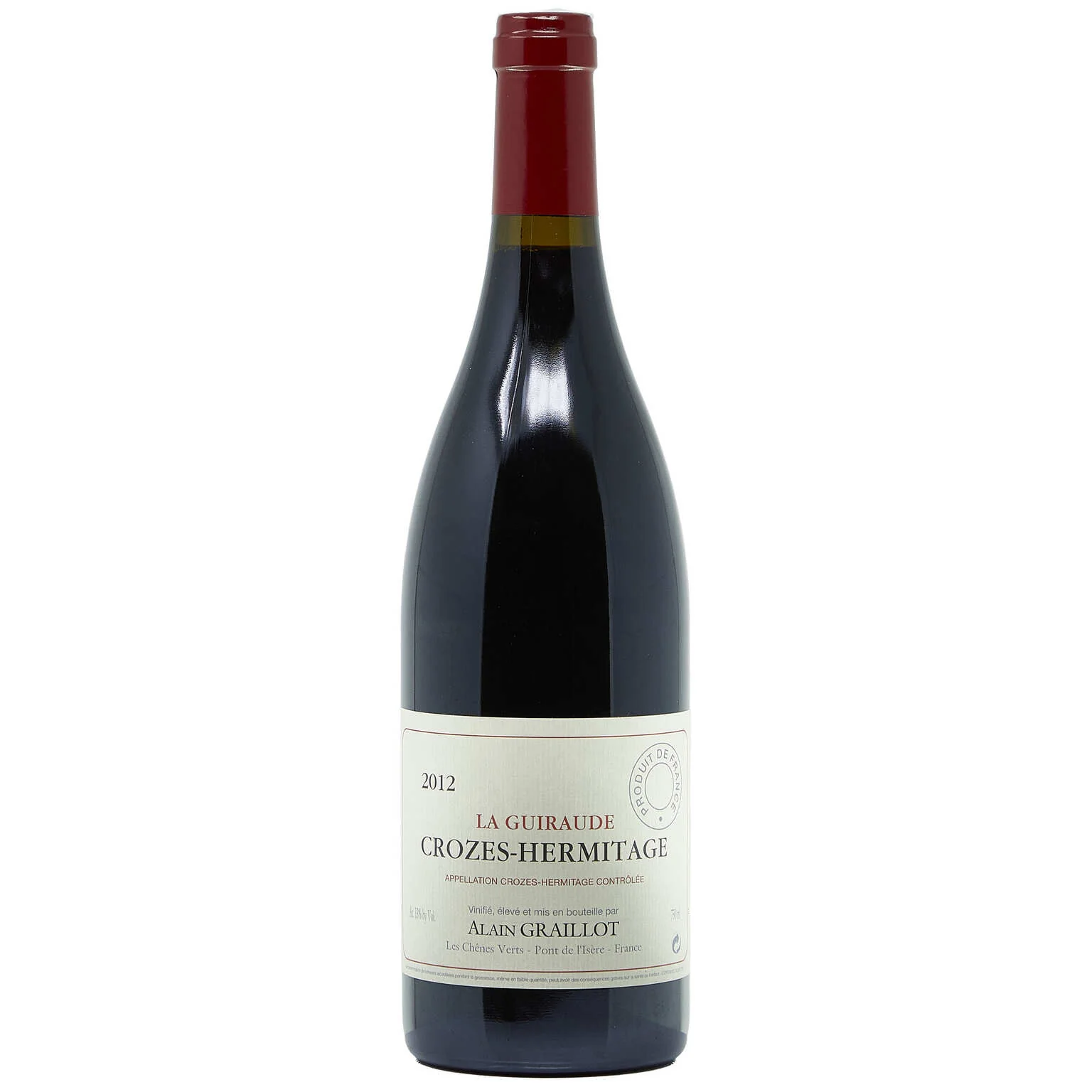 2012 Alain Graillot, Crozes-Hermitage, Guiraude