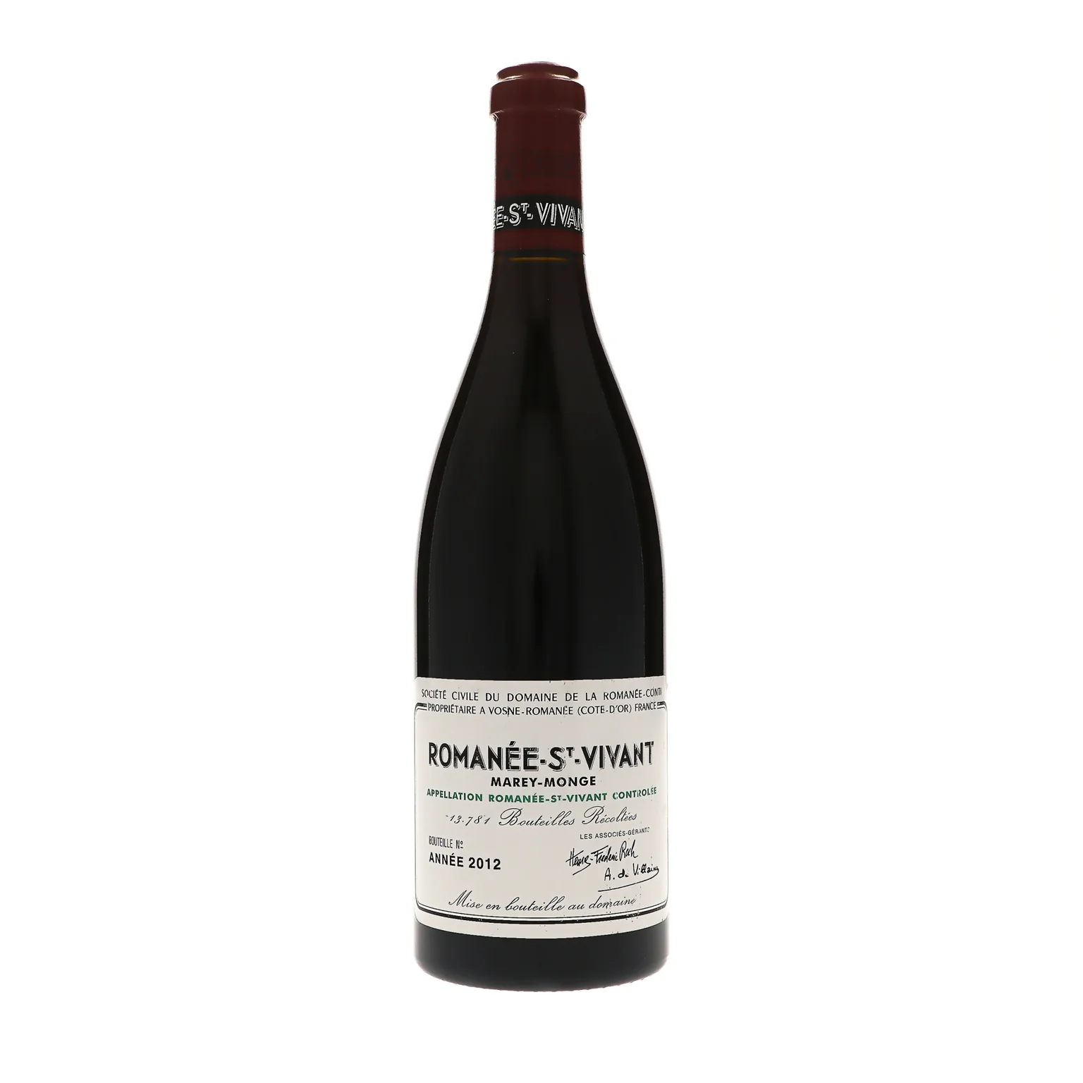 2012 Domaine de la Romanee-Conti, Romanee-Saint-Vivant Grand Cru, Marey-Monge