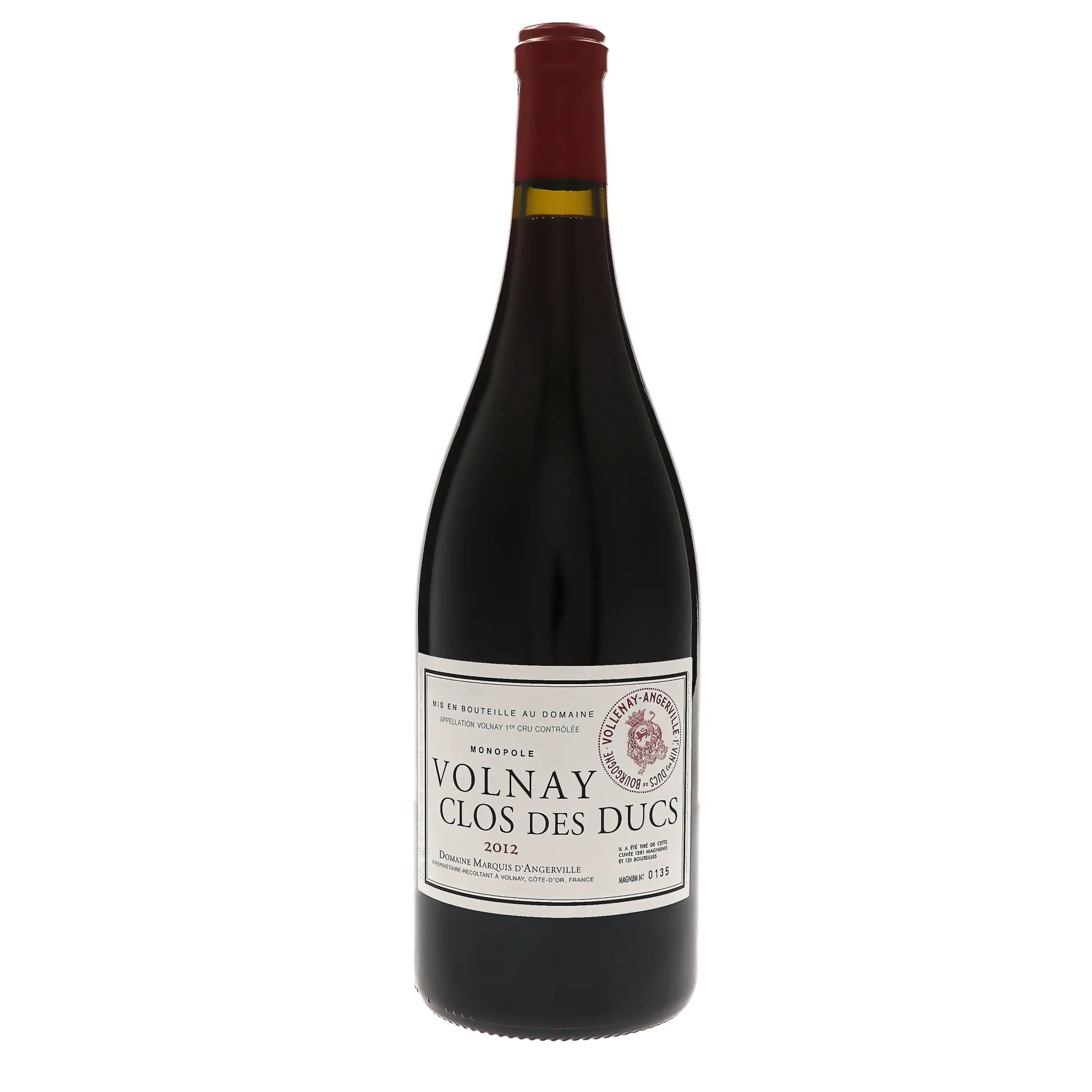 2012 Domaine Marquis d'Angerville, Volnay Premier Cru, Clos des Ducs 1.5L