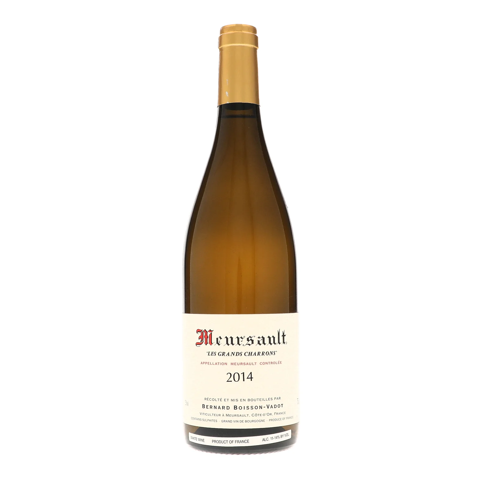 2014 Bernard Boisson-Vadot, Meursault, Les Grands Charrons